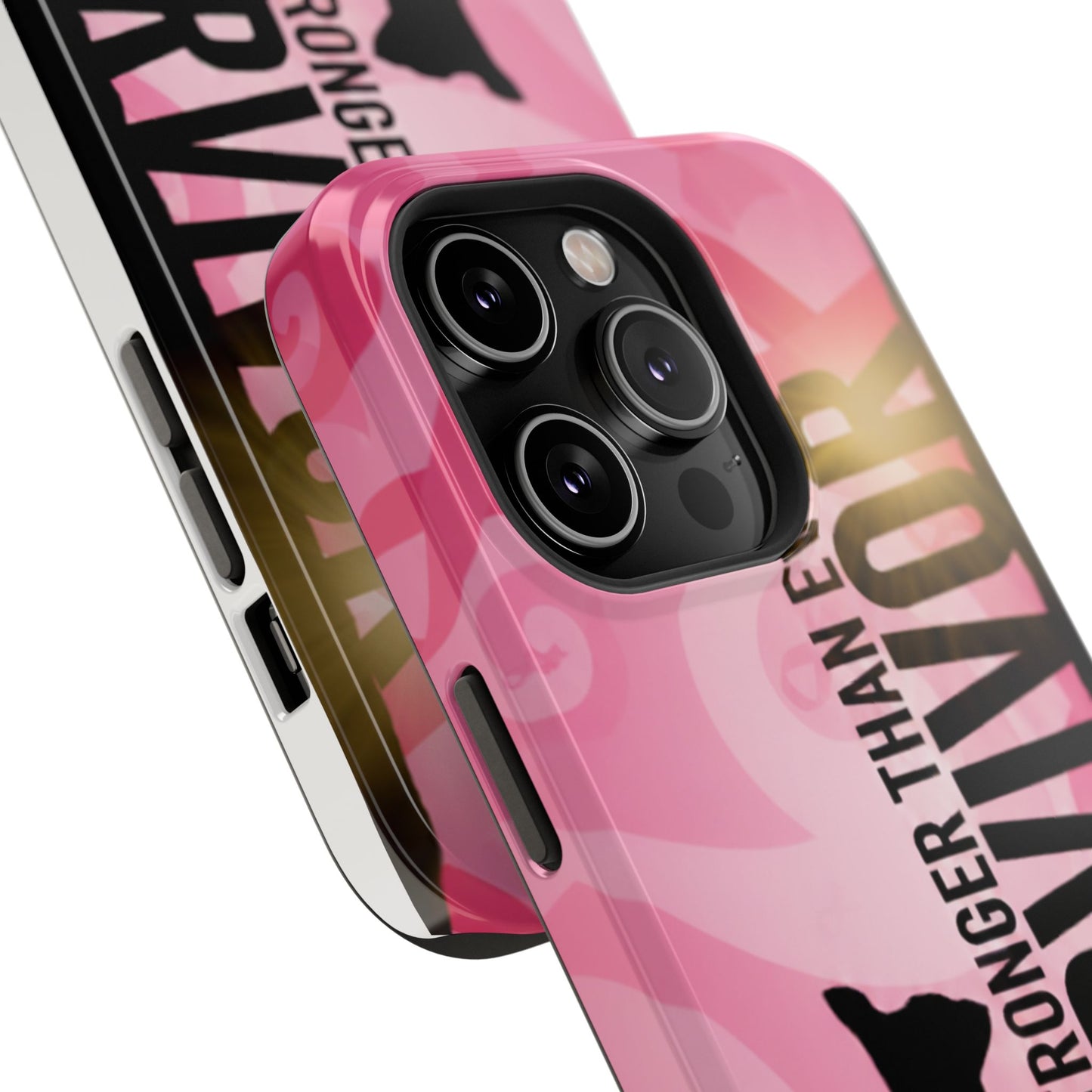 Survivor Impact-Resistant Phone Cases - Empowering, Stronger Than Ever, Gift for Fighters, Resilience Decor, Phone Protection