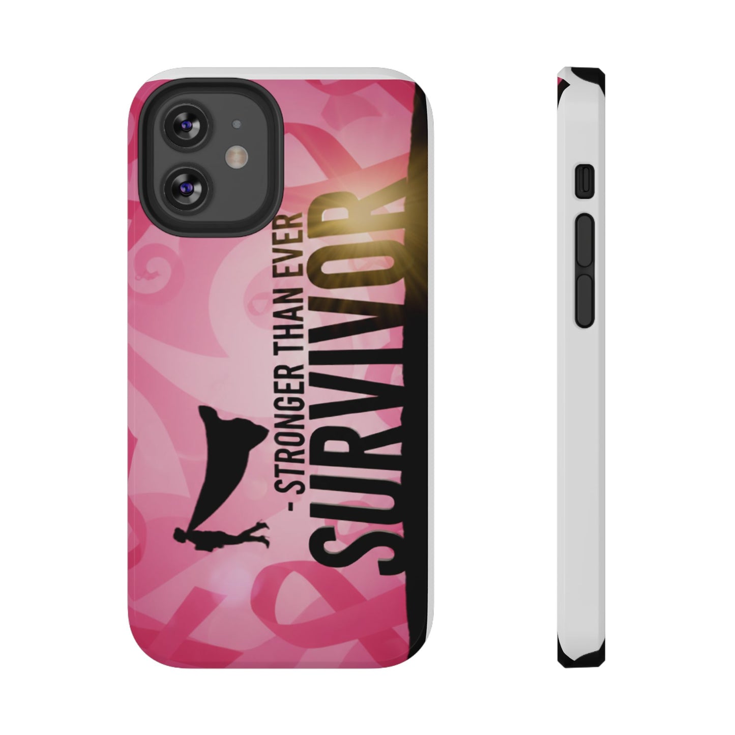 Survivor Impact-Resistant Phone Cases - Empowering, Stronger Than Ever, Gift for Fighters, Resilience Decor, Phone Protection