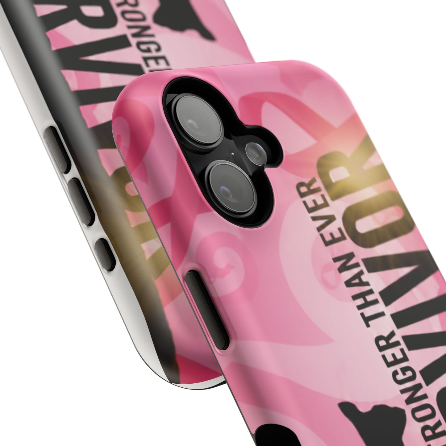 Survivor Impact-Resistant Phone Cases - Empowering, Stronger Than Ever, Gift for Fighters, Resilience Decor, Phone Protection