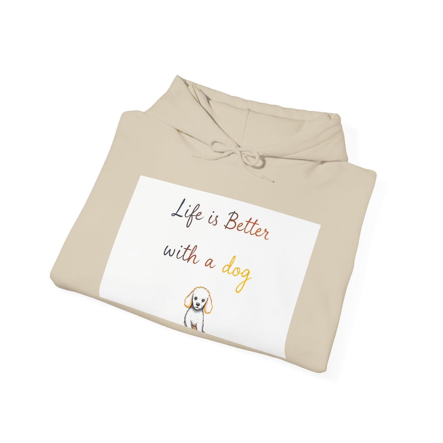 Life is Better with a Dog Hoodie - Unisex Sweatshirt for Dog Lovers, Cozy Gift for Pet Owners, Dog-Themed Apparel, Cute Dog Design, [...]