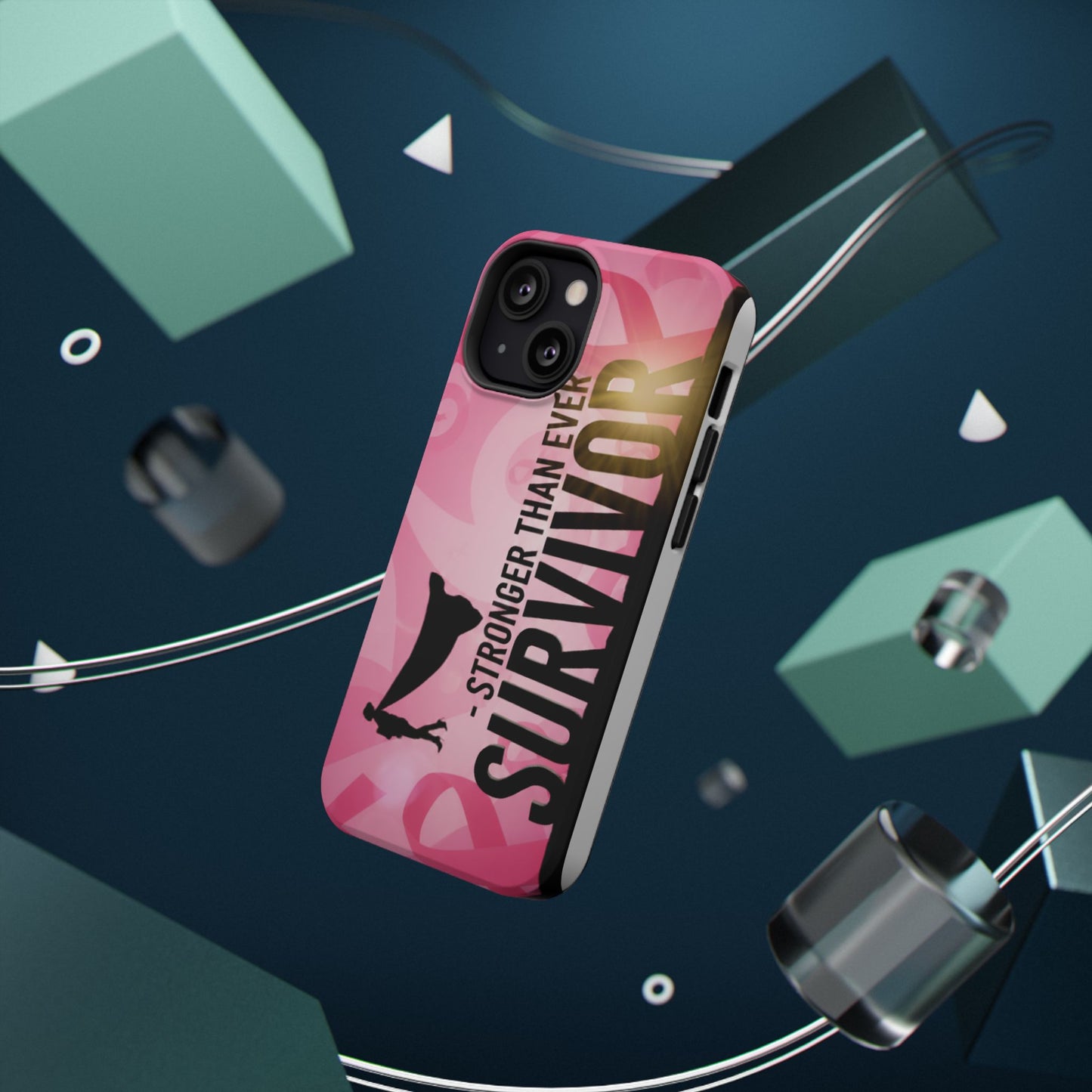 Survivor Impact-Resistant Phone Cases - Empowering, Stronger Than Ever, Gift for Fighters, Resilience Decor, Phone Protection