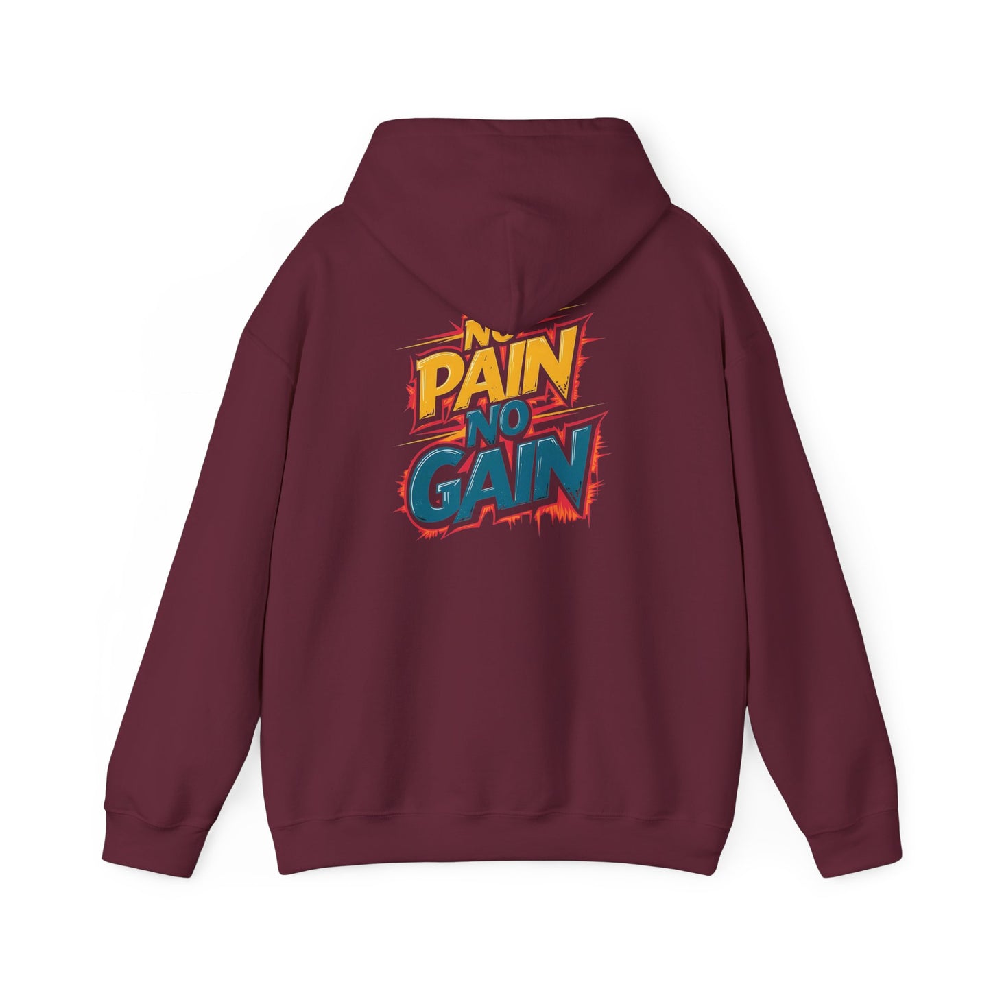 No Pain No Gain Motivational Hoodie