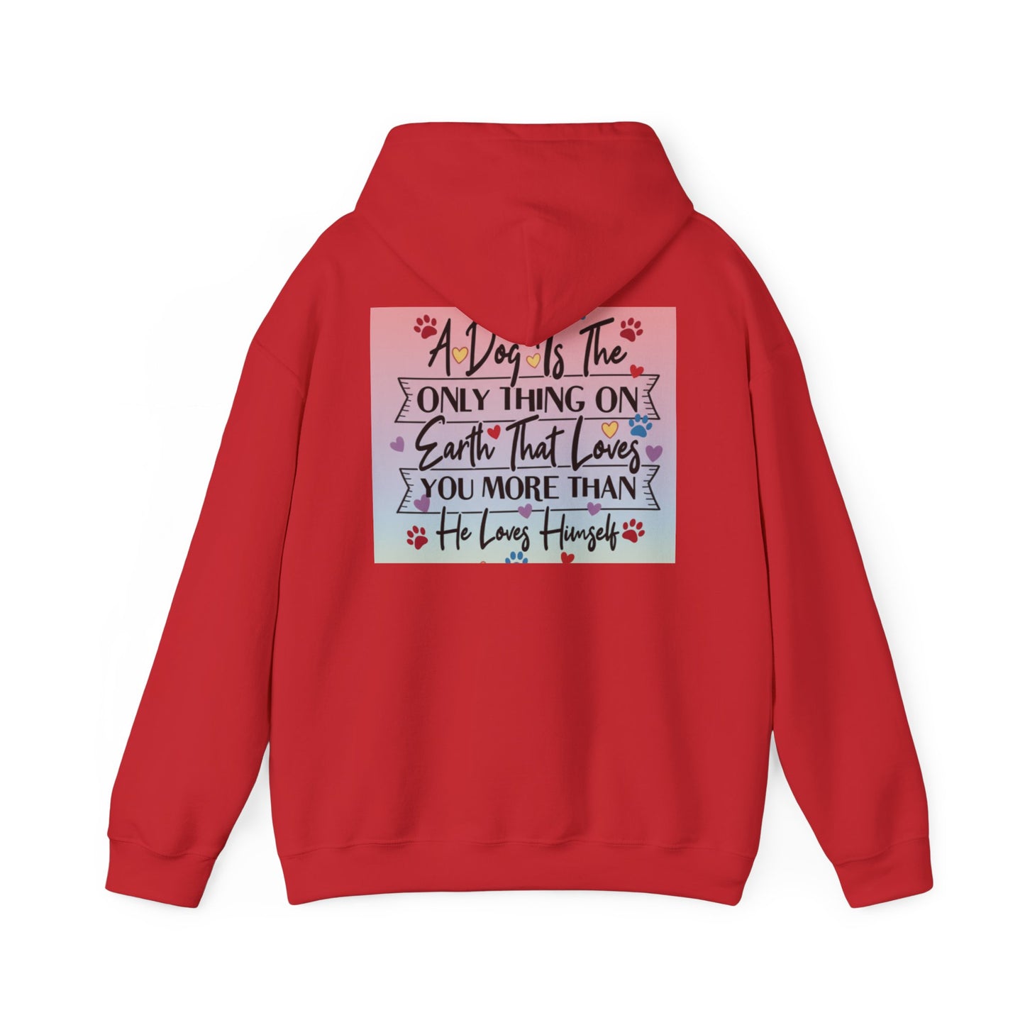 Dog Lover's Hooded Sweatshirt - Cozy Gift for Pet Owners, Perfect for Birthdays, Holidays, or Dog Adoption Events, Inspirational Dog Quote