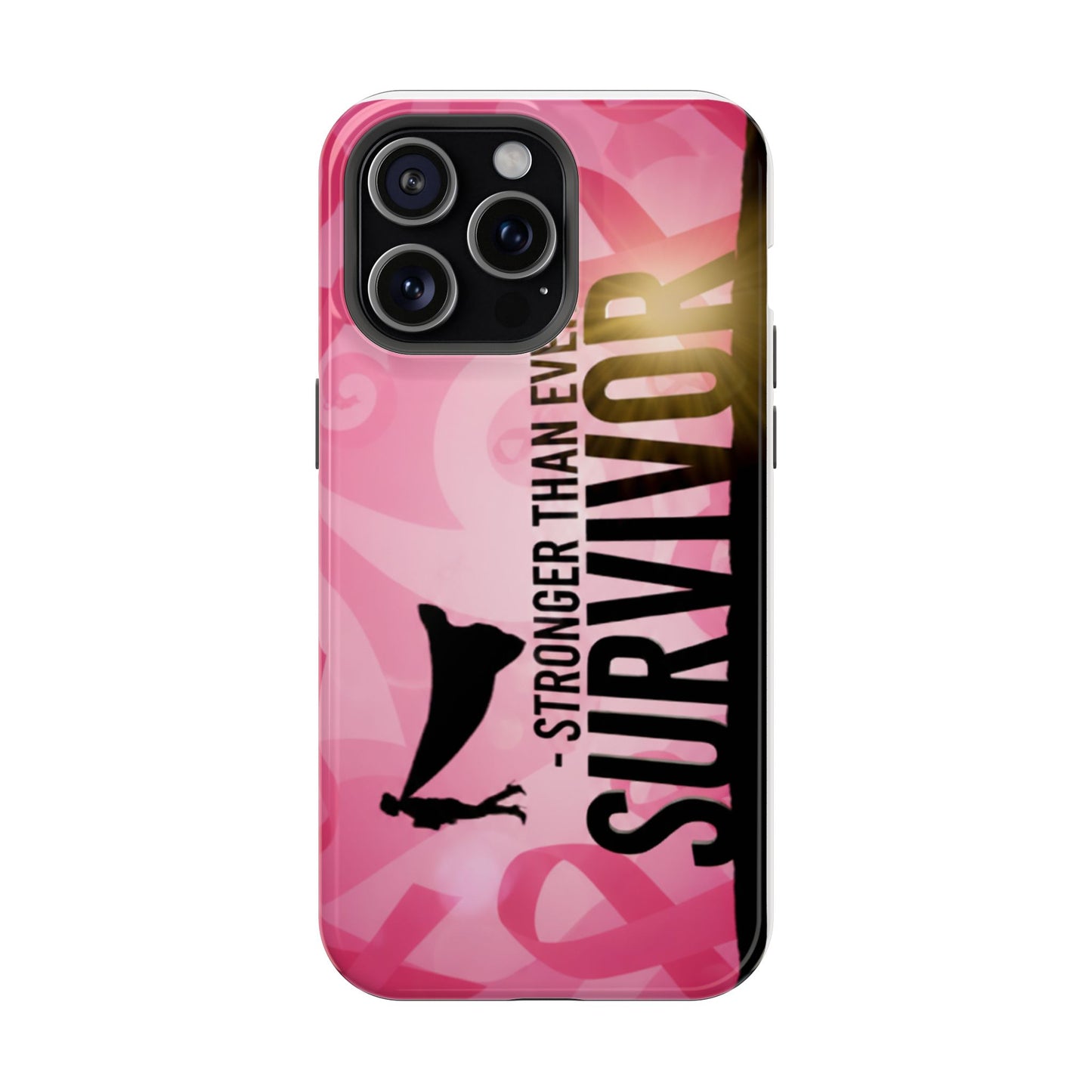 Survivor Impact-Resistant Phone Cases - Empowering, Stronger Than Ever, Gift for Fighters, Resilience Decor, Phone Protection