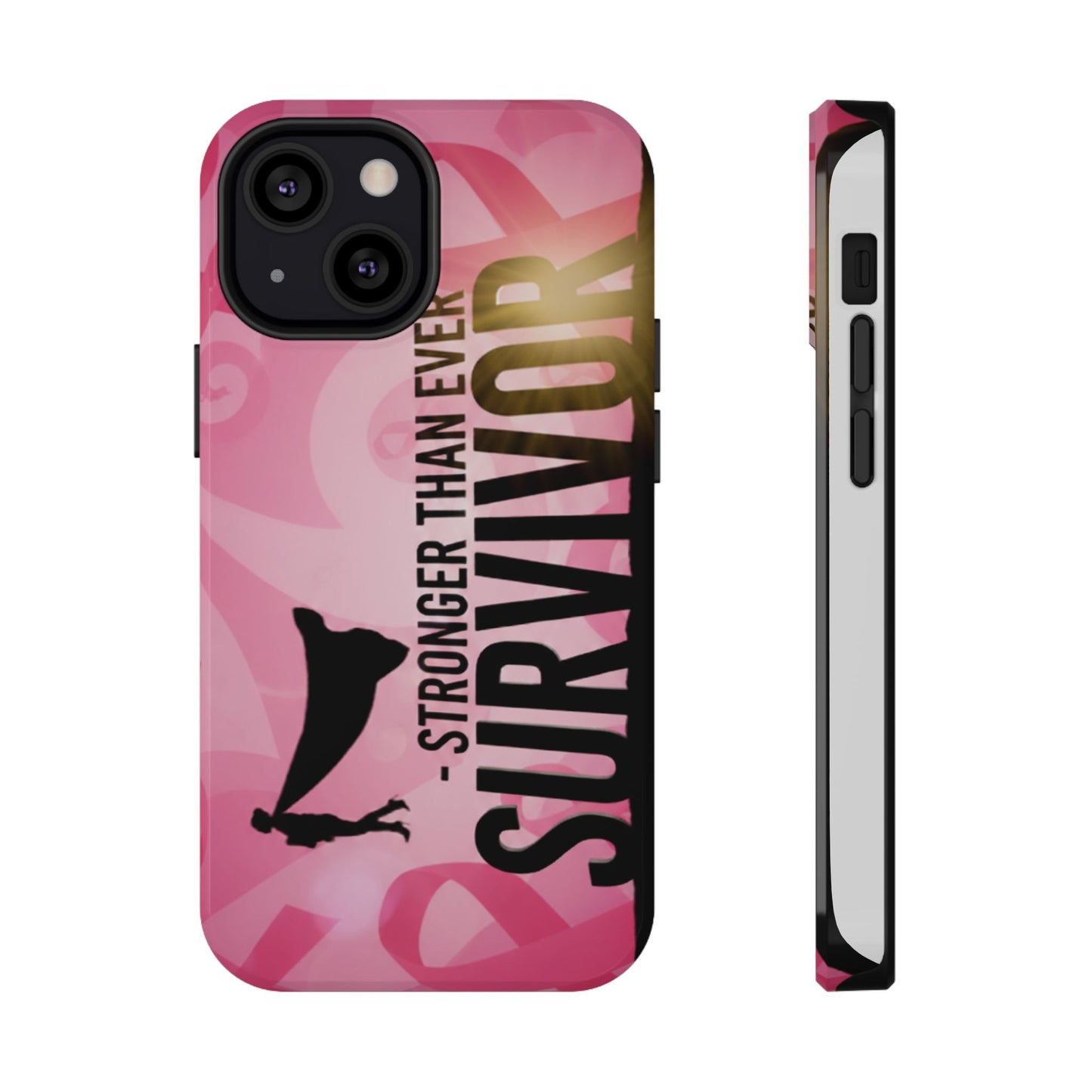 Survivor Impact-Resistant Phone Cases - Empowering, Stronger Than Ever, Gift for Fighters, Resilience Decor, Phone Protection