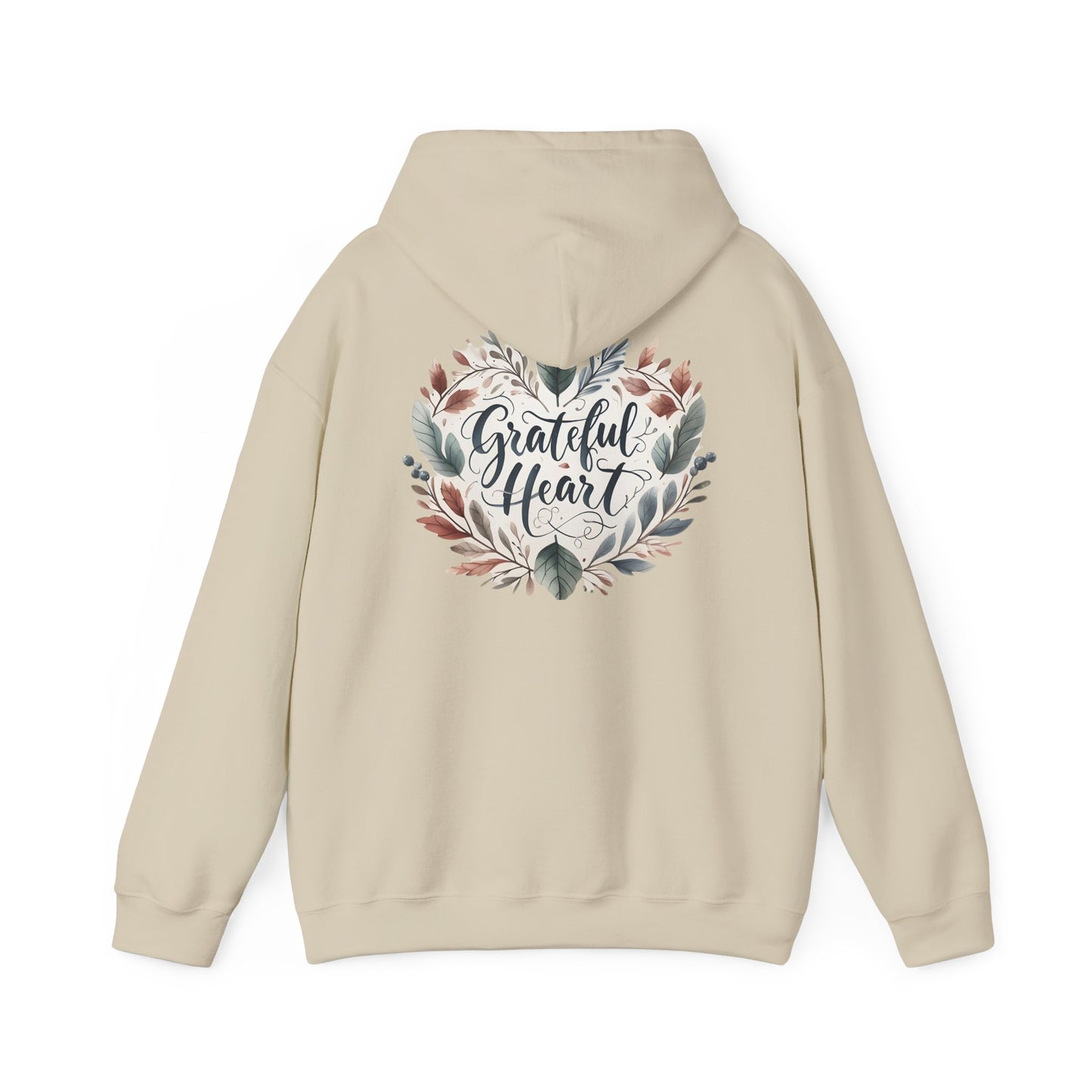 Grateful Heart Unisex Hoodie, Cozy Sweatshirt for Fall, Gift for Friends, Spiritual Appreciation, Perfect for Thanksgiving