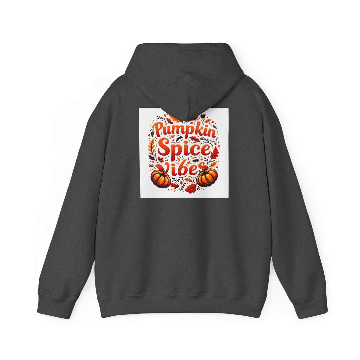 Pumpkin Spice Vibes Hoodie, Fall Fashion, Cozy Sweatshirt for Autumn, Graphic Hooded Sweatshirt, Halloween Gift, Pumpkin Lovers