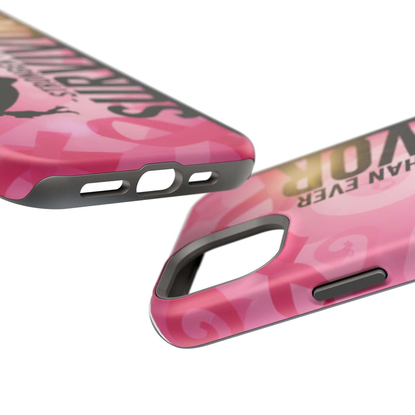 Survivor Impact-Resistant Phone Cases - Empowering, Stronger Than Ever, Gift for Fighters, Resilience Decor, Phone Protection