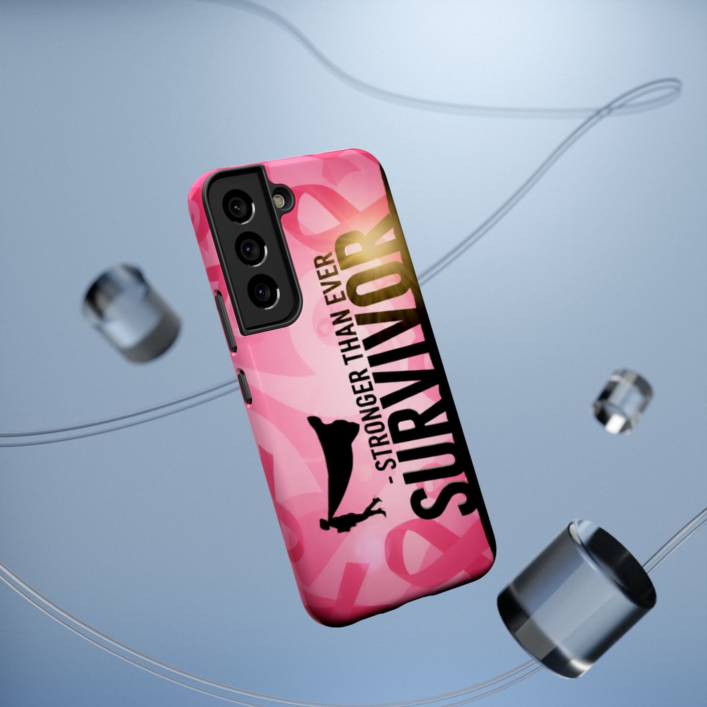 Survivor Impact-Resistant Phone Cases - Empowering, Stronger Than Ever, Gift for Fighters, Resilience Decor, Phone Protection