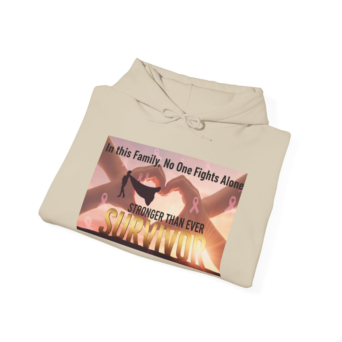 Inspirational Cancer Awareness Hoodie, Unisex Hoodie, Family Support Sweatshirt, Stronger Together, Gift for Cancer Warriors, Comfort [...]