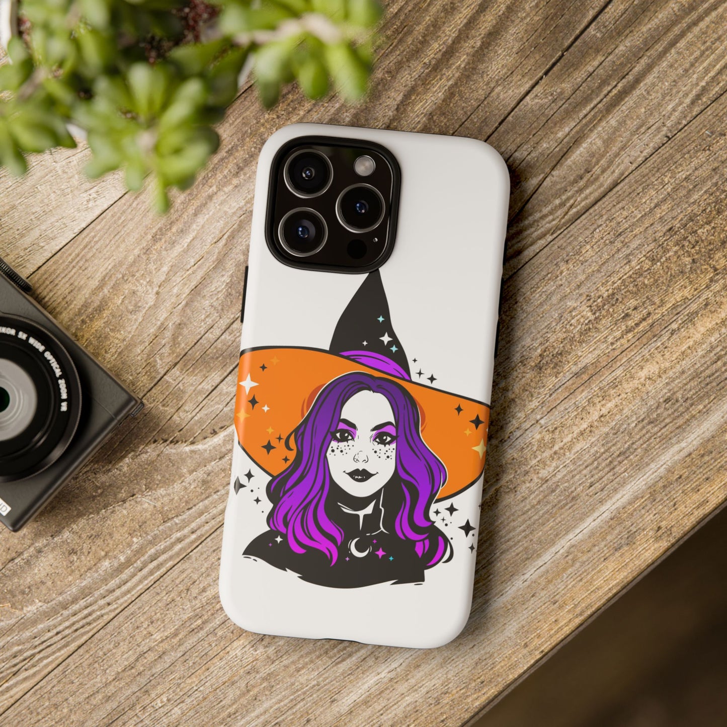 Witchy Phone Case - Tough Cases with Magical Vibe, Halloween Decor, Phone Accessory, Gift for Witch Lovers, Cute Smartphone Case