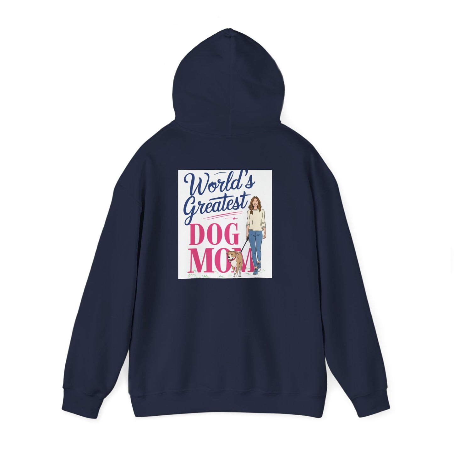 World's Greatest Dog Mom Hoodie | Cozy Gift for Pet Lovers | Ideal for Birthdays, Dog Events, and Everyday Wear