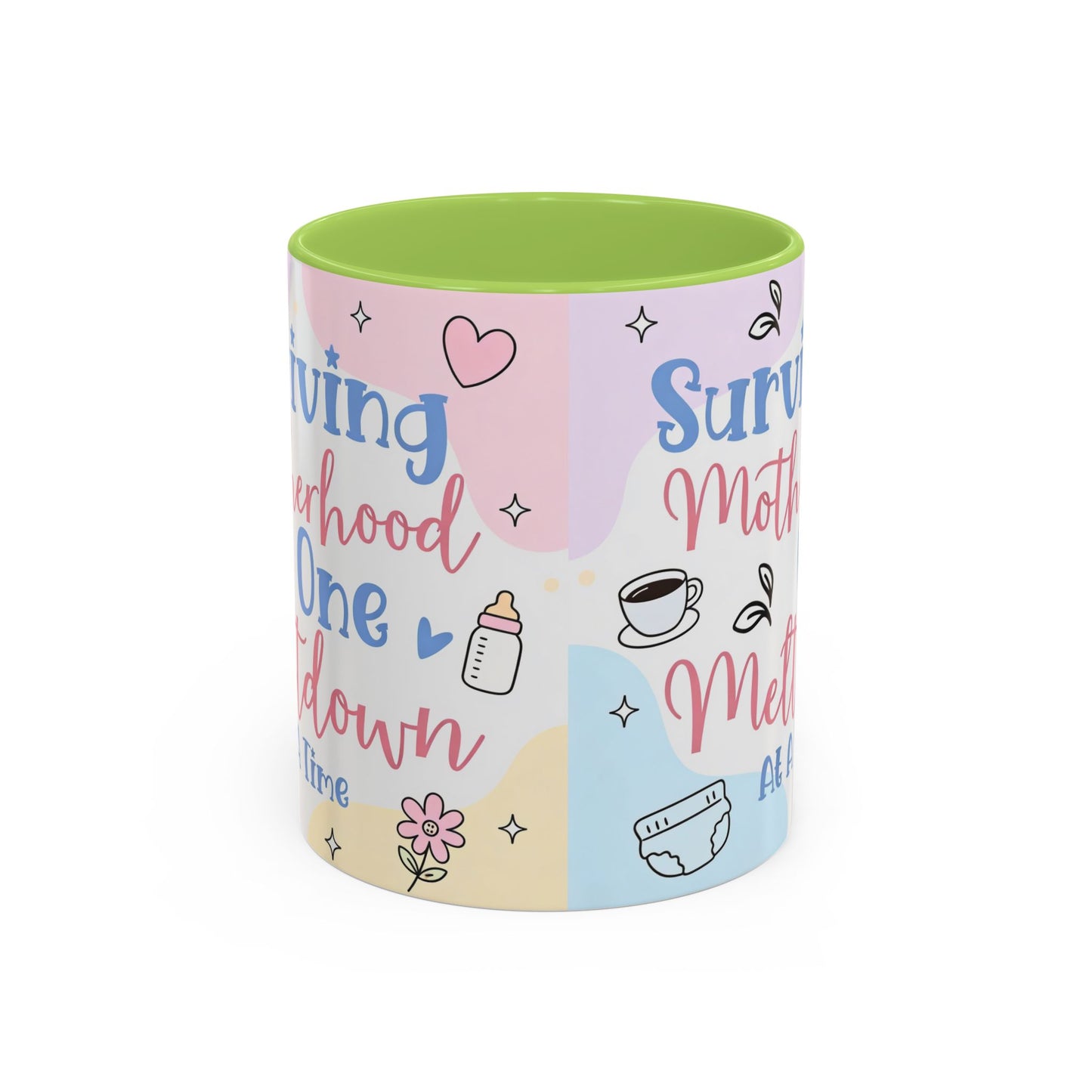 Surviving Motherhood One Meltdown at a Time Coffee Mug