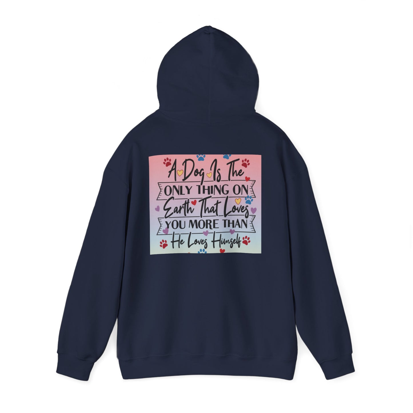 Dog Lover's Hooded Sweatshirt - Cozy Gift for Pet Owners, Perfect for Birthdays, Holidays, or Dog Adoption Events, Inspirational Dog Quote