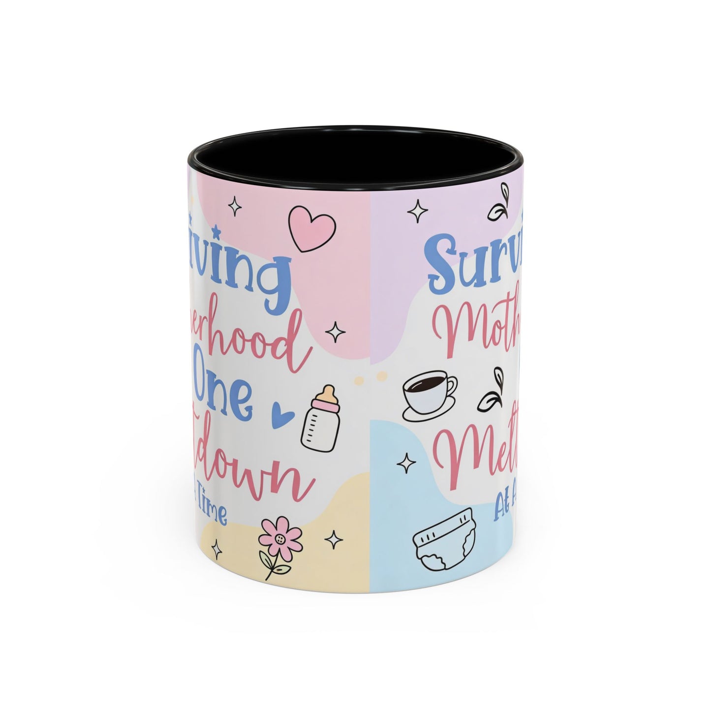 Surviving Motherhood One Meltdown at a Time Coffee Mug