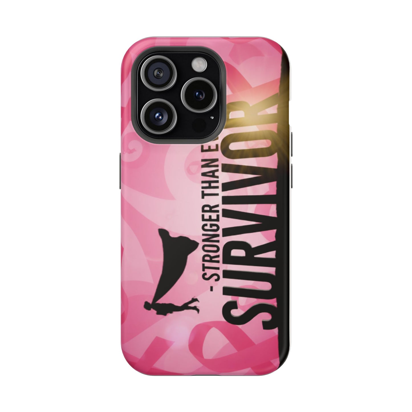 Survivor Impact-Resistant Phone Cases - Empowering, Stronger Than Ever, Gift for Fighters, Resilience Decor, Phone Protection