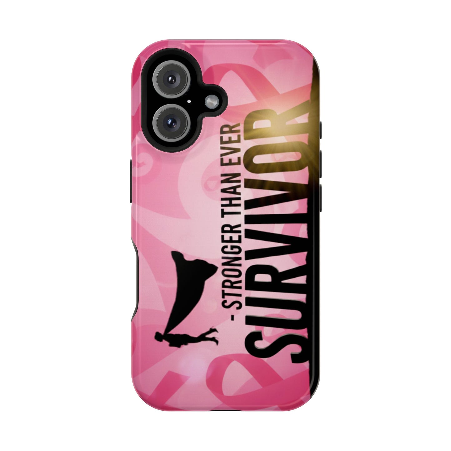 Survivor Impact-Resistant Phone Cases - Empowering, Stronger Than Ever, Gift for Fighters, Resilience Decor, Phone Protection