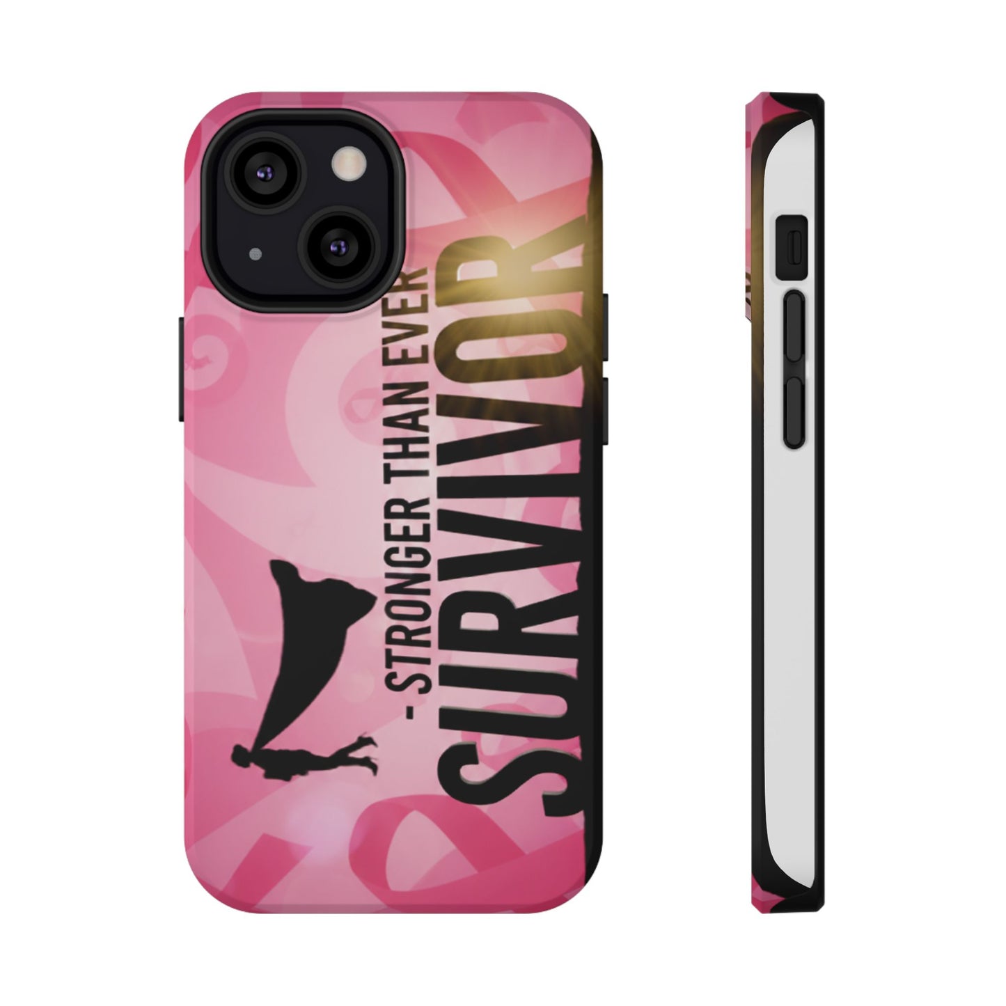 Survivor Impact-Resistant Phone Cases - Empowering, Stronger Than Ever, Gift for Fighters, Resilience Decor, Phone Protection