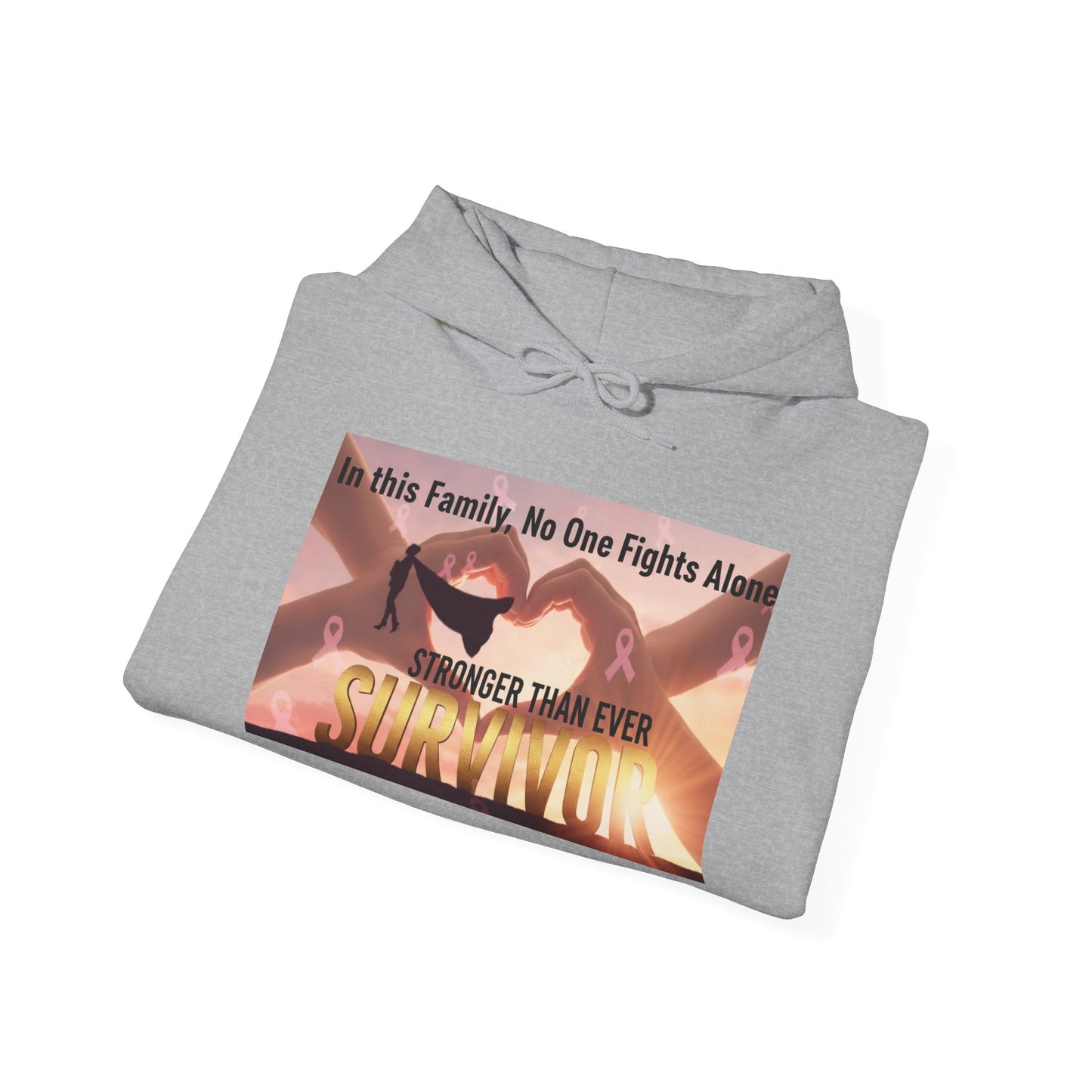 Inspirational Cancer Awareness Hoodie, Unisex Hoodie, Family Support Sweatshirt, Stronger Together, Gift for Cancer Warriors, Comfort [...]