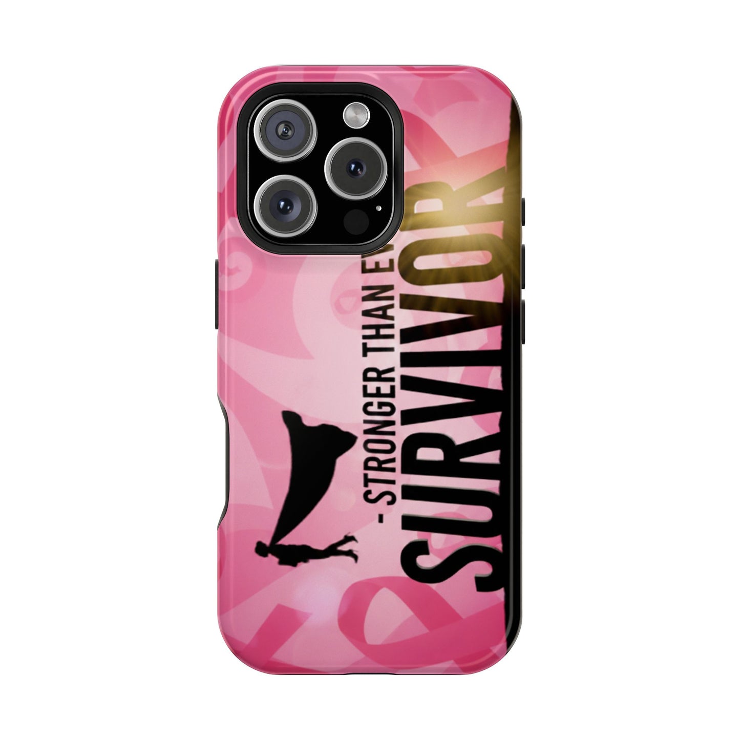 Survivor Impact-Resistant Phone Cases - Empowering, Stronger Than Ever, Gift for Fighters, Resilience Decor, Phone Protection