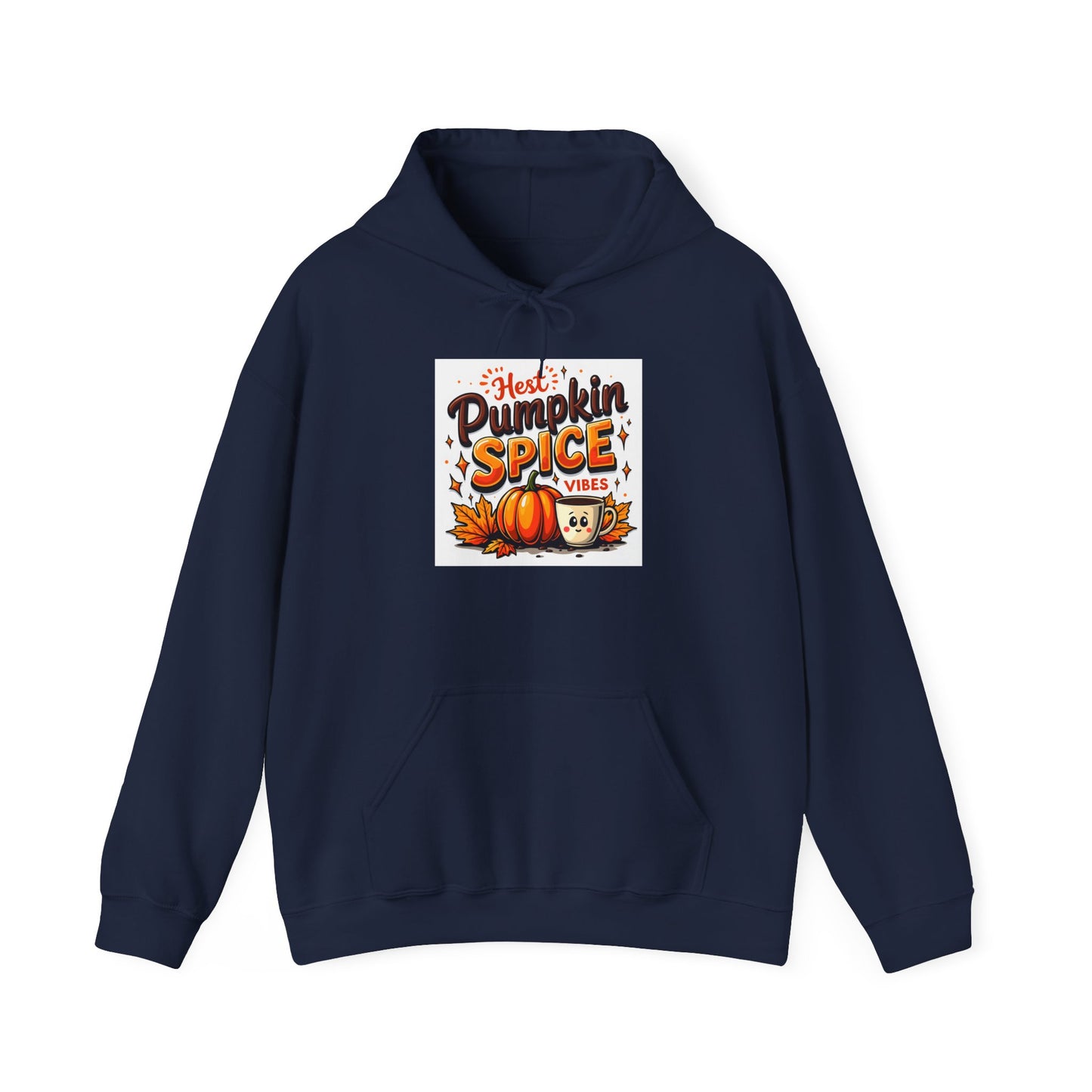 Cozy Pumpkin Spice Hoodie, Unisex Fall Sweatshirt, Autumn Vibes Apparel, Perfect for Halloween, Thanksgiving, Gift Idea