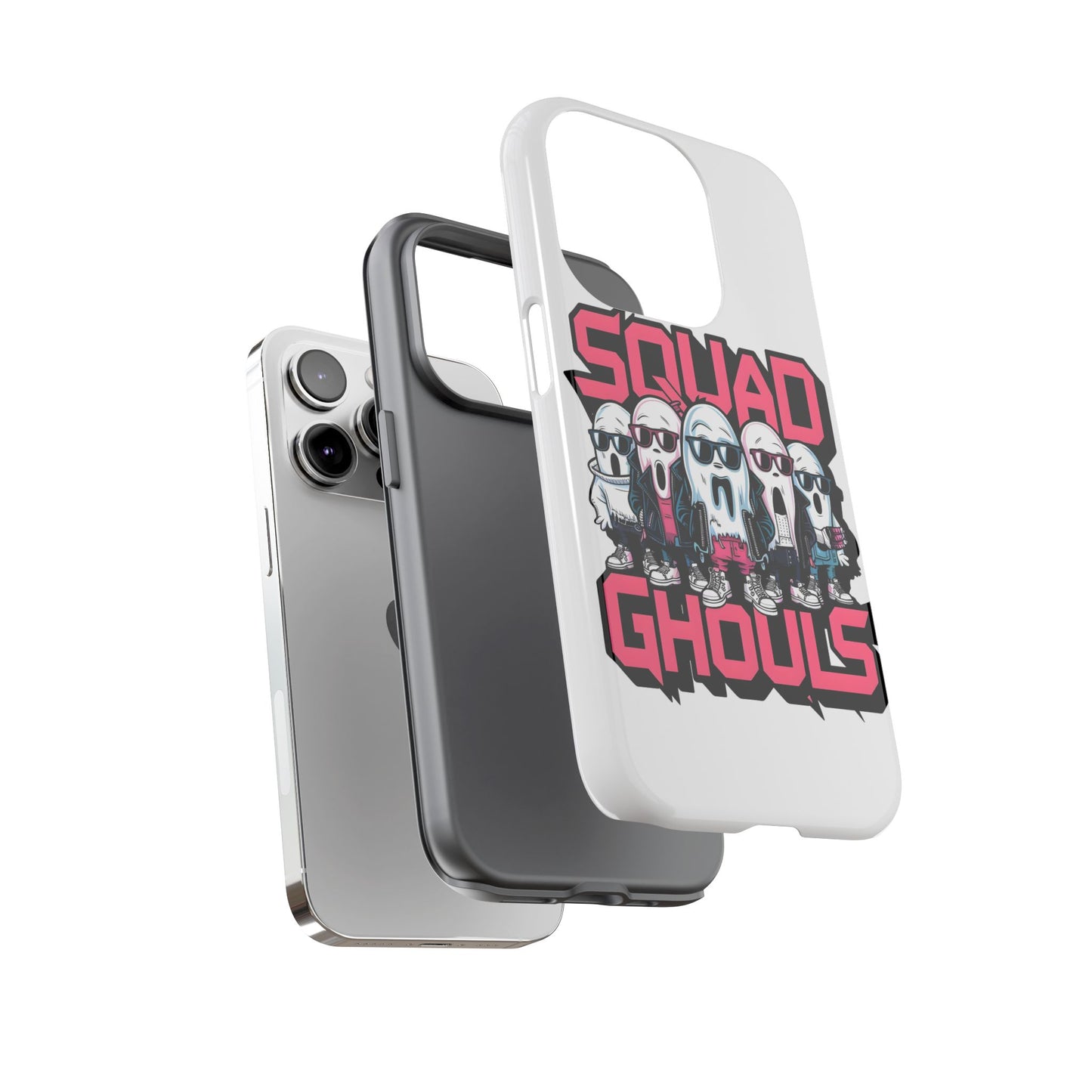 Squad Ghouls Phone Case | Spooky Fun Design | Halloween Gift | Trendy Mobile Cover | Unique Accessory | Ghoulish Vibes