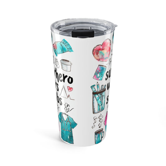 Superhero Nurses Tumbler