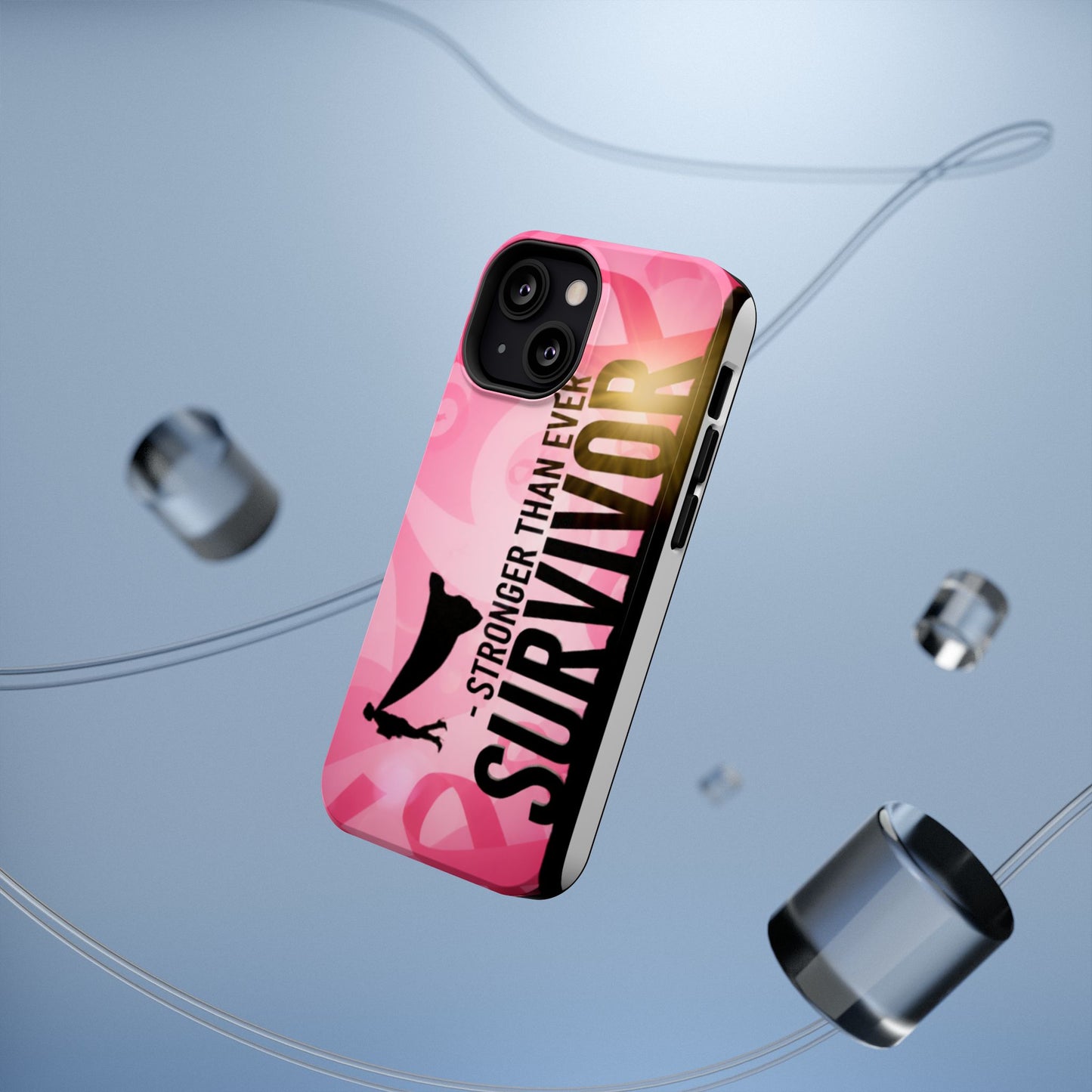 Survivor Impact-Resistant Phone Cases - Empowering, Stronger Than Ever, Gift for Fighters, Resilience Decor, Phone Protection