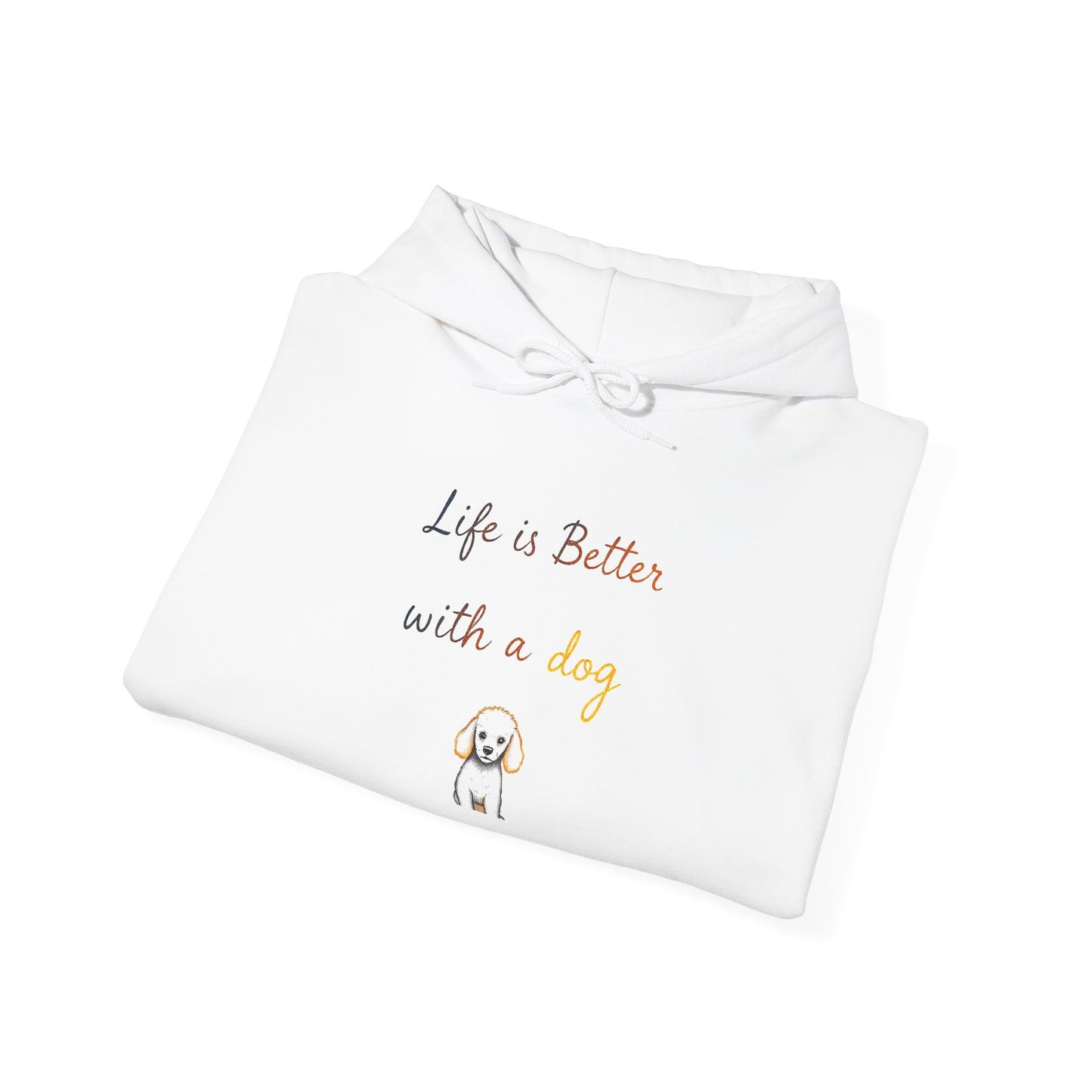 Life is Better with a Dog Hoodie - Unisex Sweatshirt for Dog Lovers, Cozy Gift for Pet Owners, Dog-Themed Apparel, Cute Dog Design, [...]
