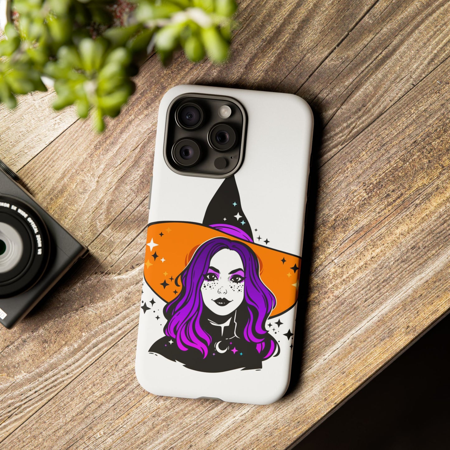 Witchy Phone Case - Tough Cases with Magical Vibe, Halloween Decor, Phone Accessory, Gift for Witch Lovers, Cute Smartphone Case