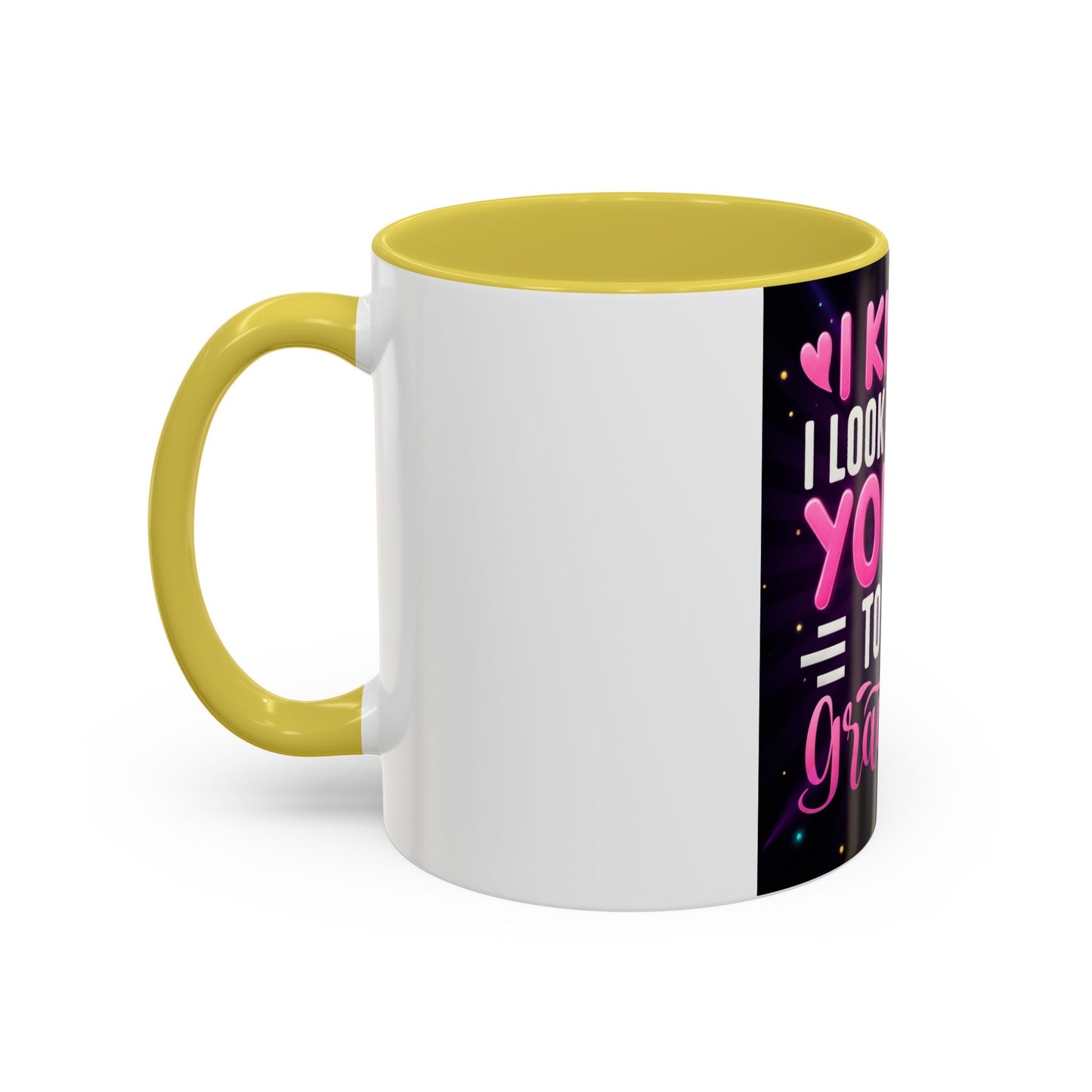 Colorful Grandma Mug - Fun Gift for Grandmothers, Unique Coffee Cup, Birthday, Mother's Day, Celebration, Colorful Design