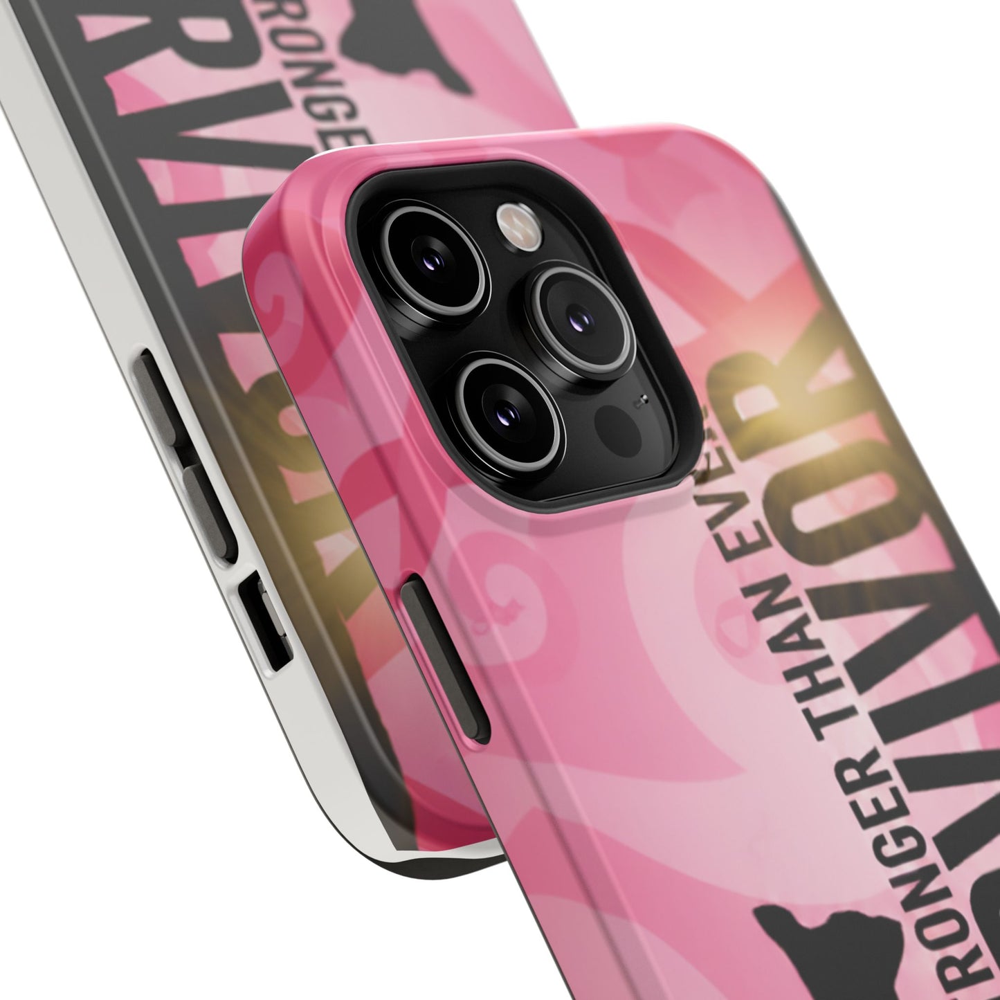 Survivor Impact-Resistant Phone Cases - Empowering, Stronger Than Ever, Gift for Fighters, Resilience Decor, Phone Protection