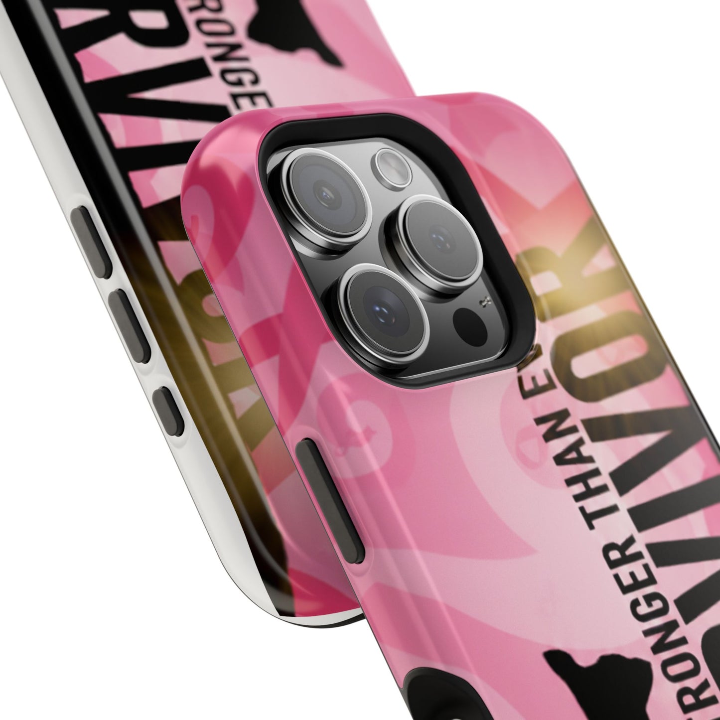 Survivor Impact-Resistant Phone Cases - Empowering, Stronger Than Ever, Gift for Fighters, Resilience Decor, Phone Protection