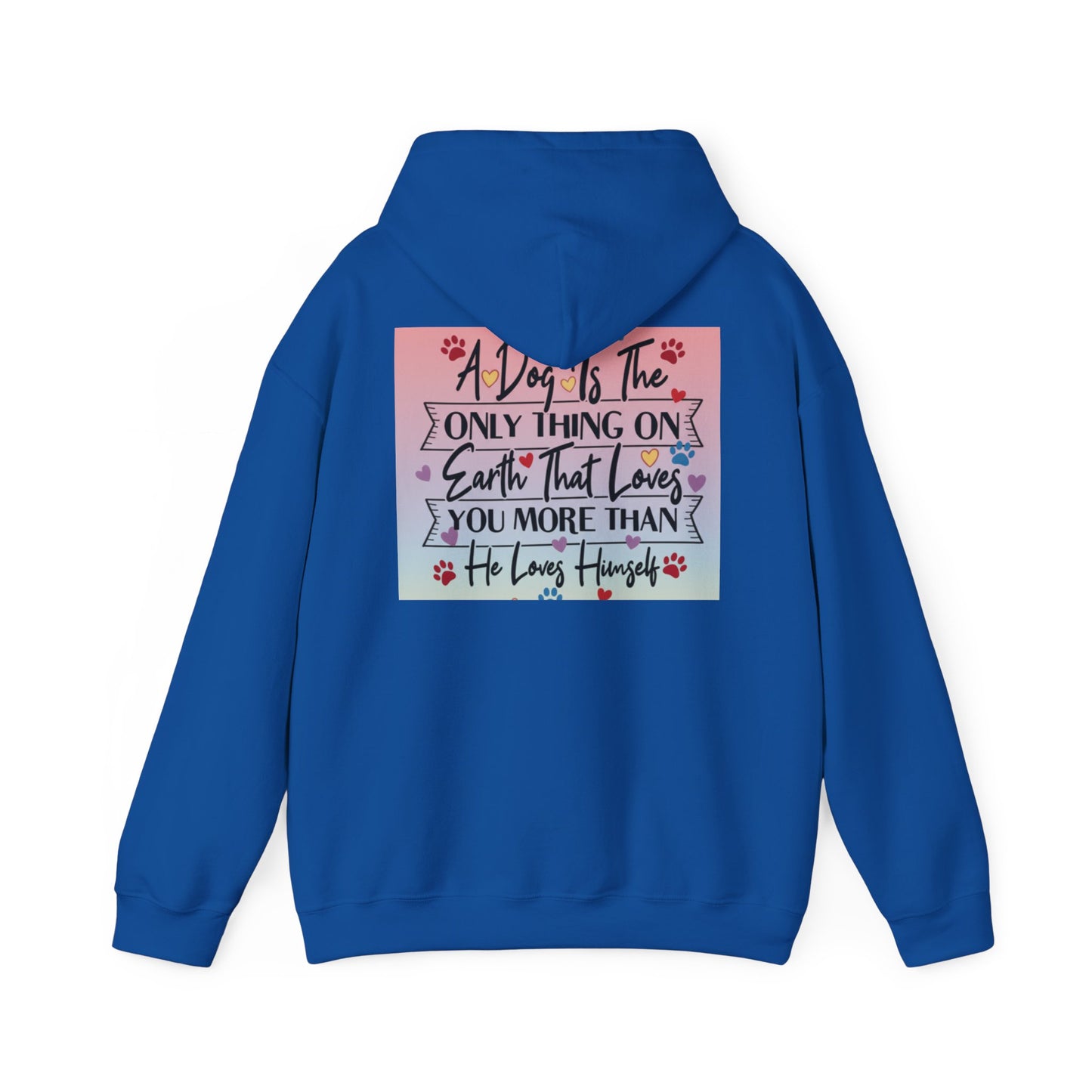Dog Lover's Hooded Sweatshirt - Cozy Gift for Pet Owners, Perfect for Birthdays, Holidays, or Dog Adoption Events, Inspirational Dog Quote