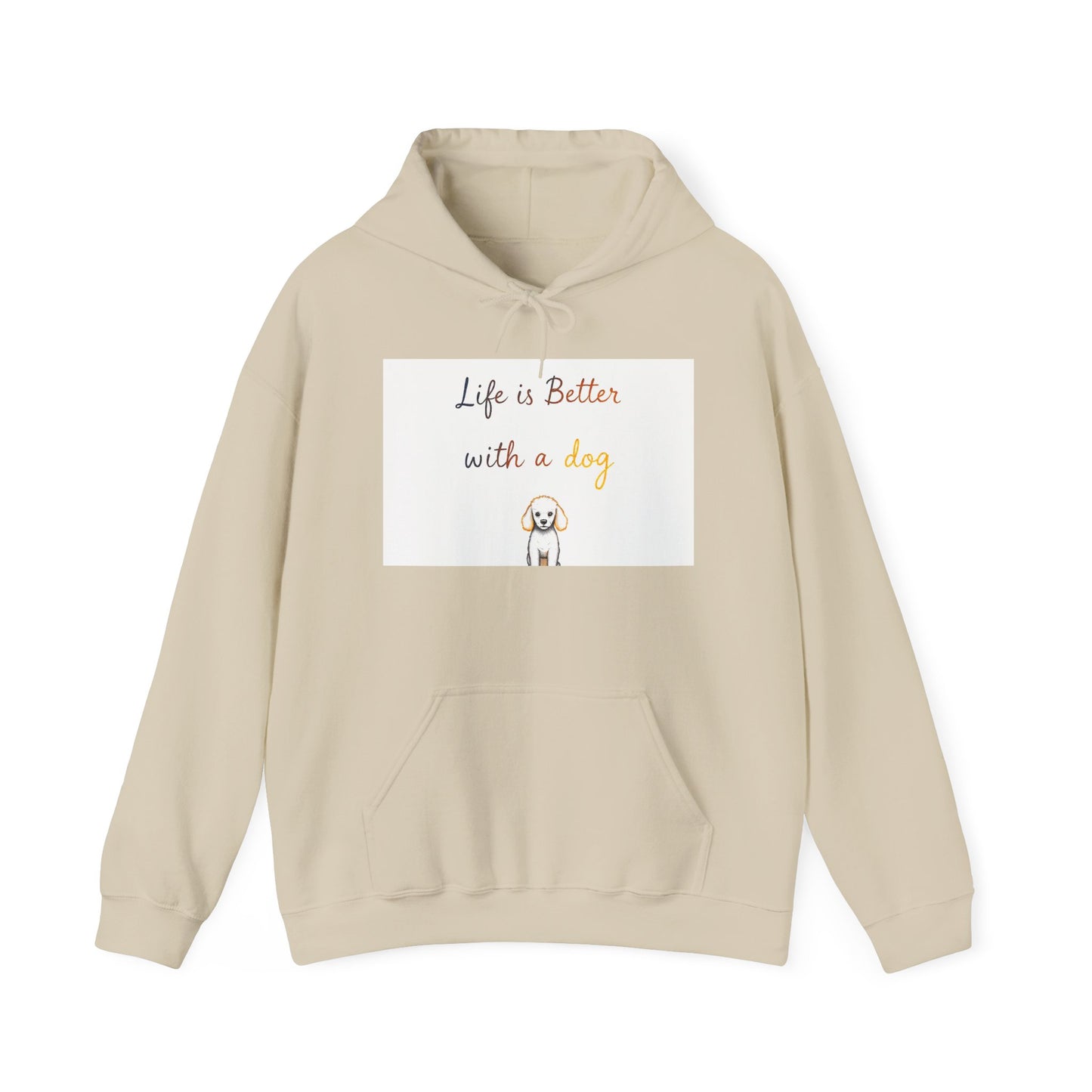 Life is Better with a Dog Hoodie - Unisex Sweatshirt for Dog Lovers, Cozy Gift for Pet Owners, Dog-Themed Apparel, Cute Dog Design, [...]