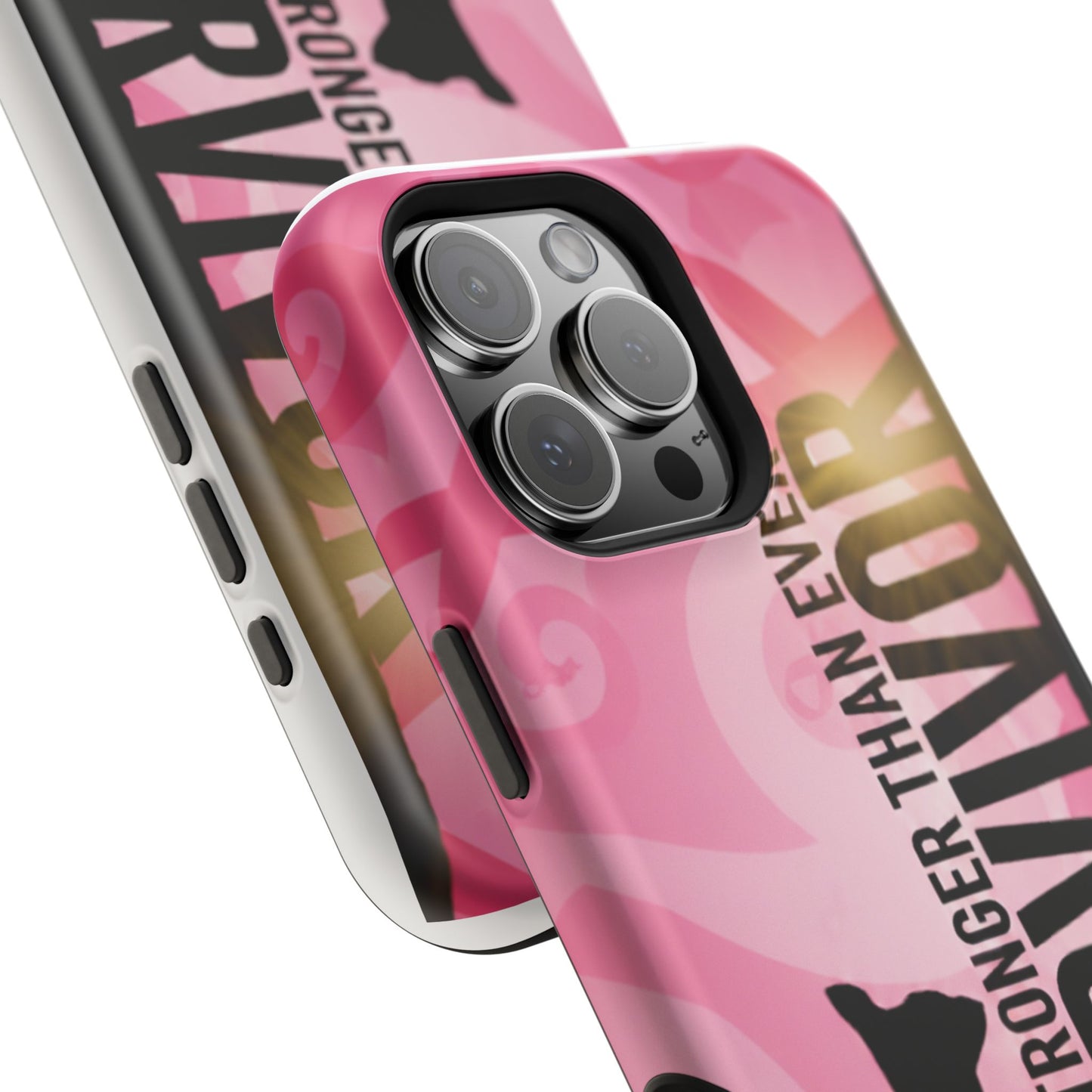 Survivor Impact-Resistant Phone Cases - Empowering, Stronger Than Ever, Gift for Fighters, Resilience Decor, Phone Protection