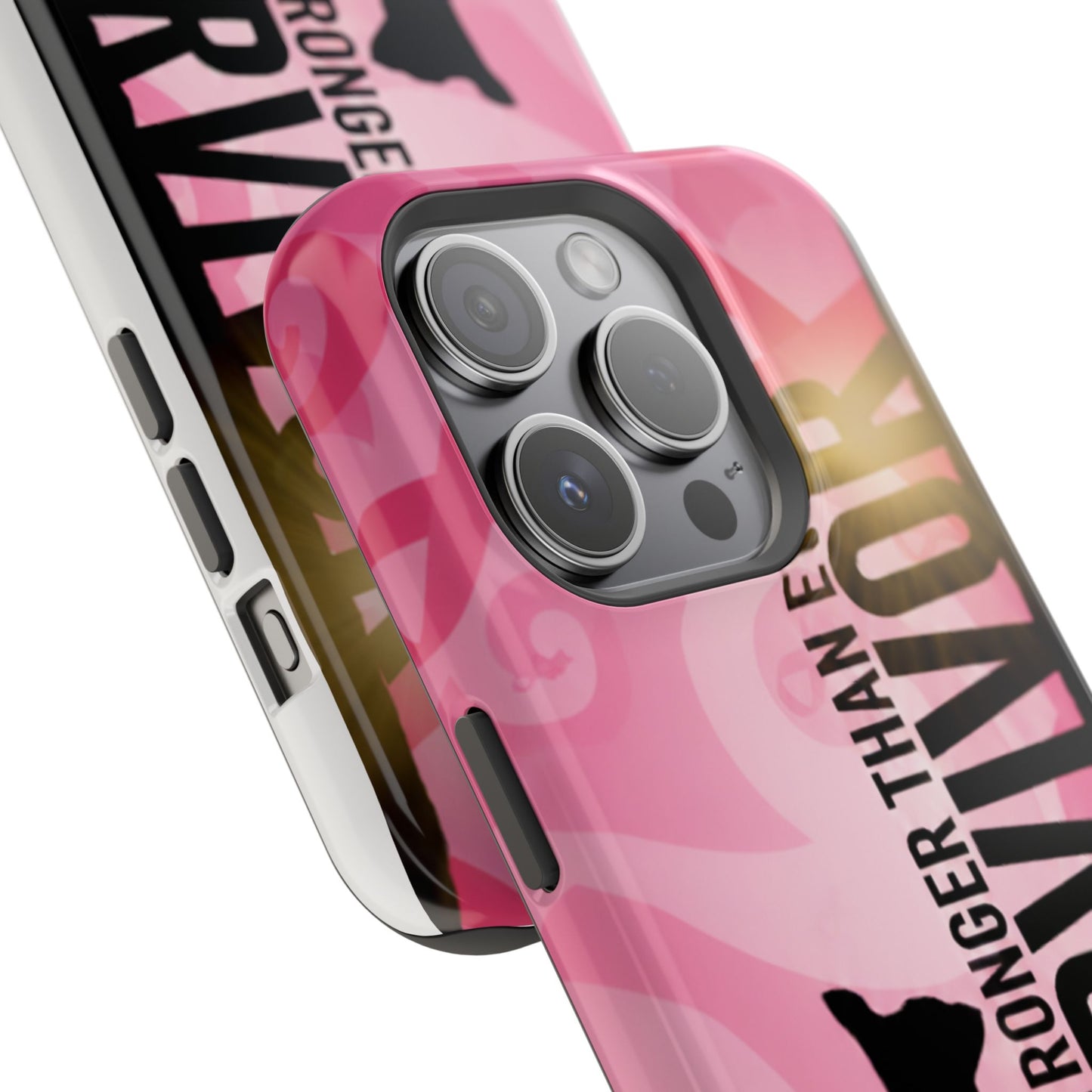 Survivor Impact-Resistant Phone Cases - Empowering, Stronger Than Ever, Gift for Fighters, Resilience Decor, Phone Protection