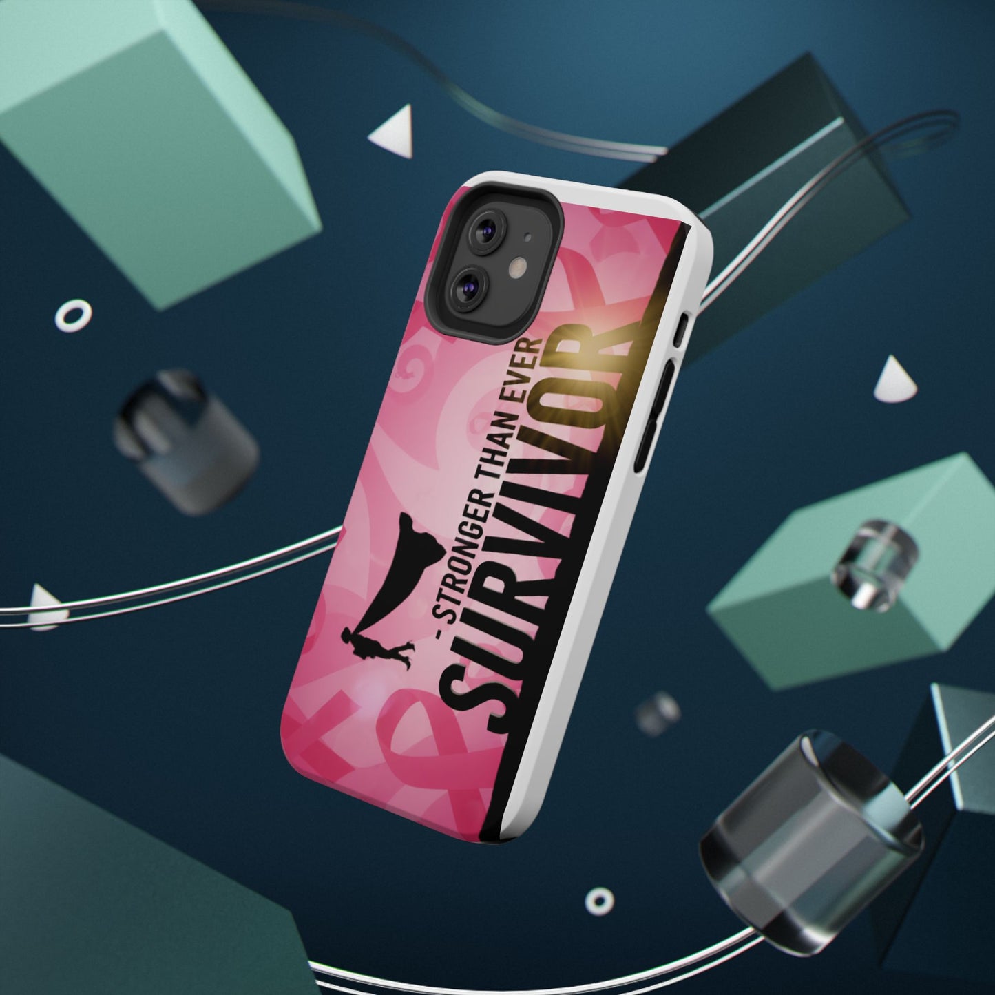 Survivor Impact-Resistant Phone Cases - Empowering, Stronger Than Ever, Gift for Fighters, Resilience Decor, Phone Protection