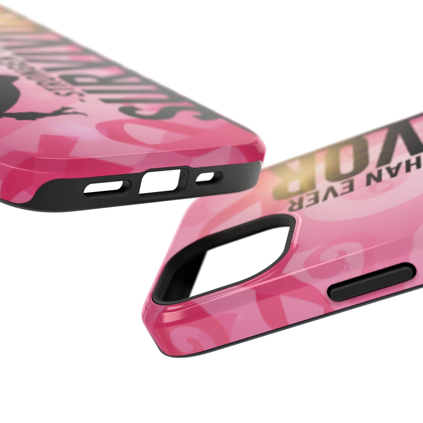 Survivor Impact-Resistant Phone Cases - Empowering, Stronger Than Ever, Gift for Fighters, Resilience Decor, Phone Protection