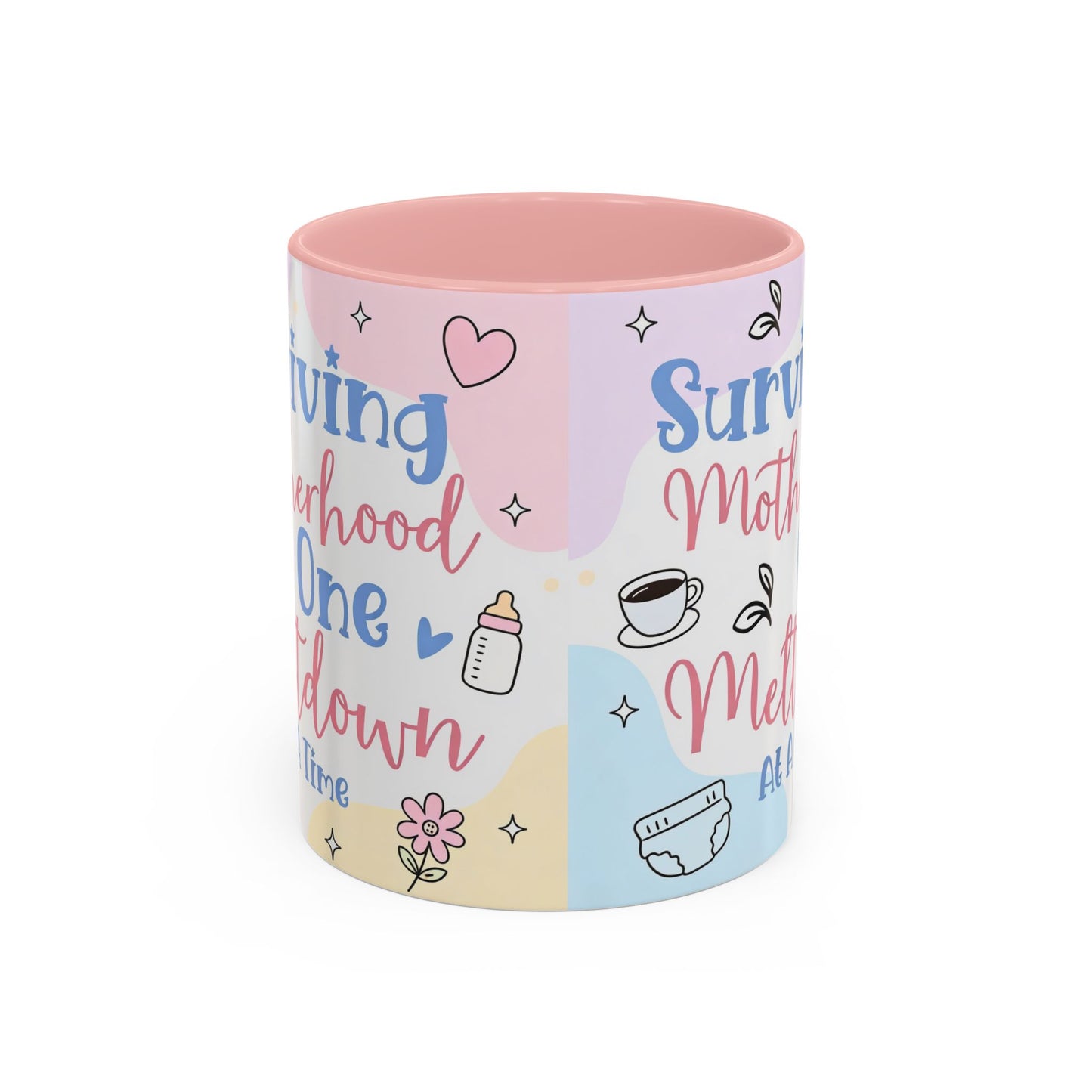 Surviving Motherhood One Meltdown at a Time Coffee Mug