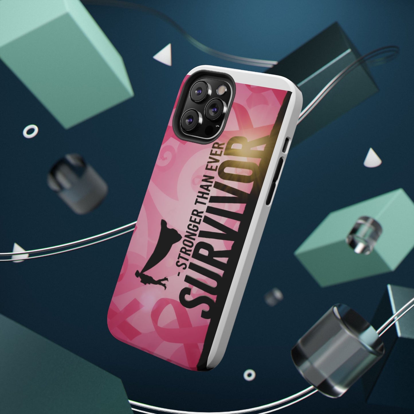 Survivor Impact-Resistant Phone Cases - Empowering, Stronger Than Ever, Gift for Fighters, Resilience Decor, Phone Protection