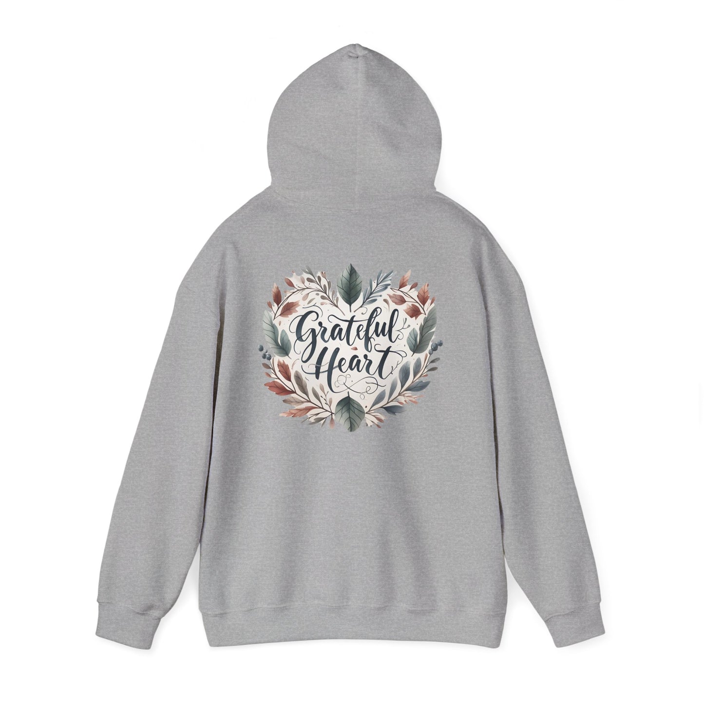Grateful Heart Unisex Hoodie, Cozy Sweatshirt for Fall, Gift for Friends, Spiritual Appreciation, Perfect for Thanksgiving