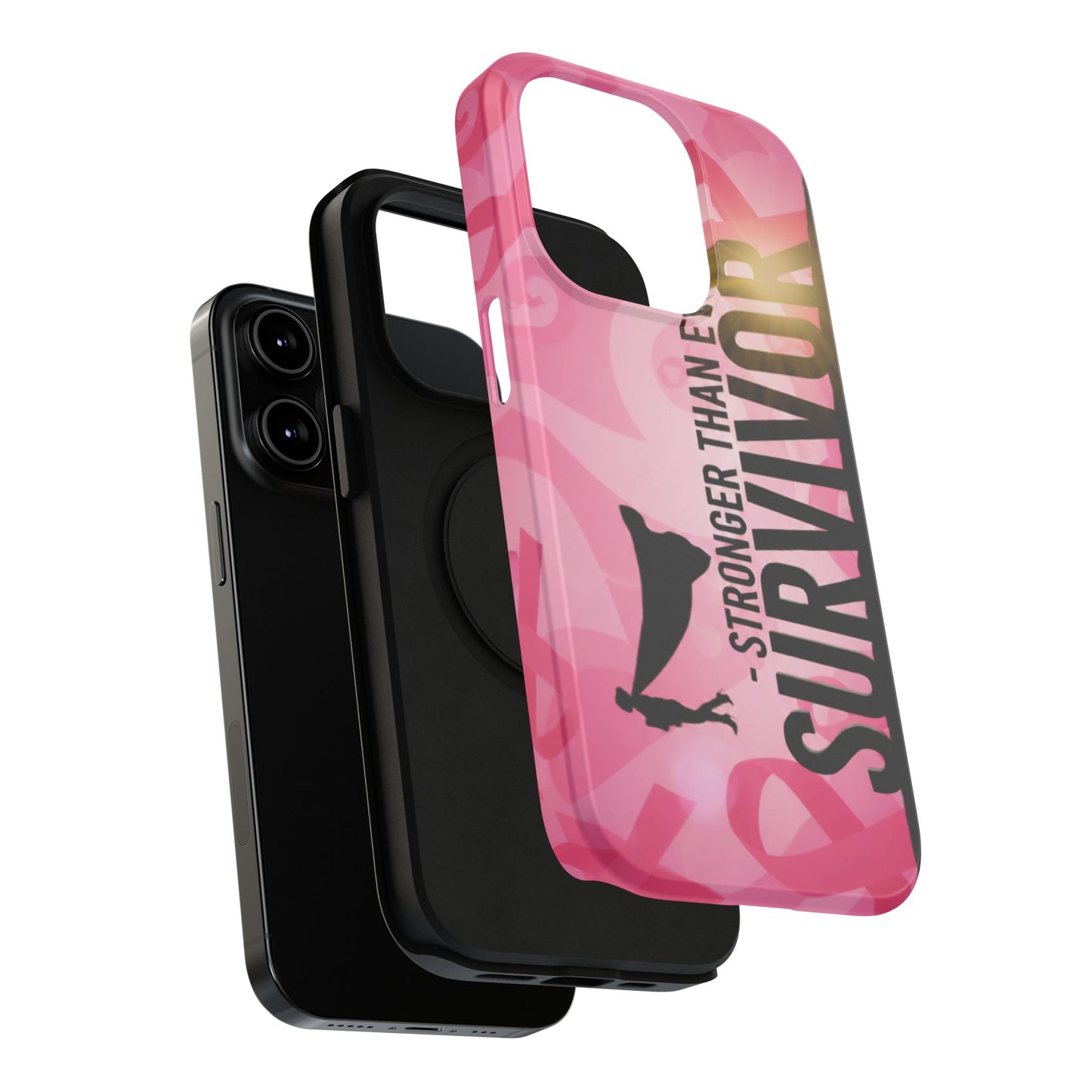 Survivor Impact-Resistant Phone Cases - Empowering, Stronger Than Ever, Gift for Fighters, Resilience Decor, Phone Protection
