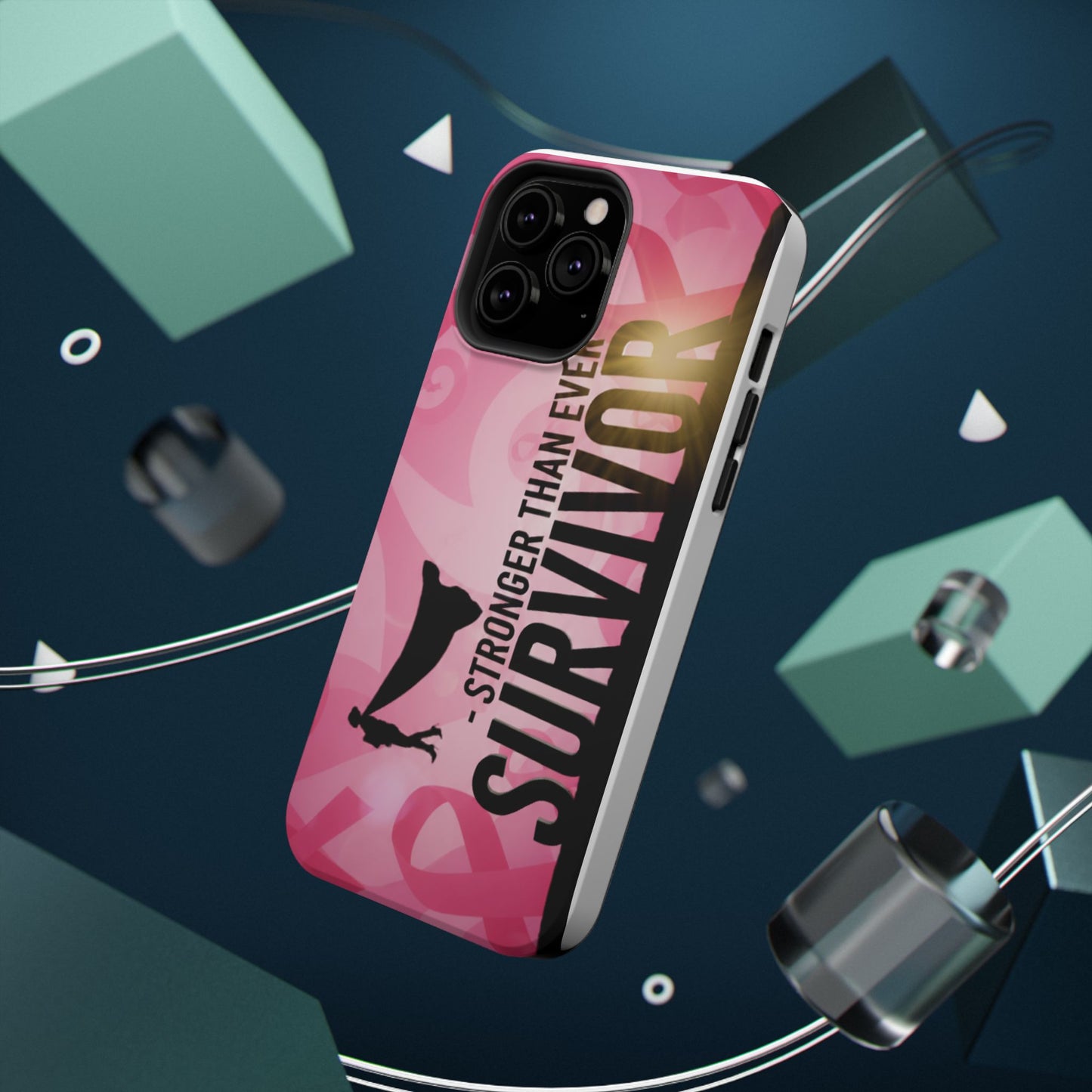 Survivor Impact-Resistant Phone Cases - Empowering, Stronger Than Ever, Gift for Fighters, Resilience Decor, Phone Protection
