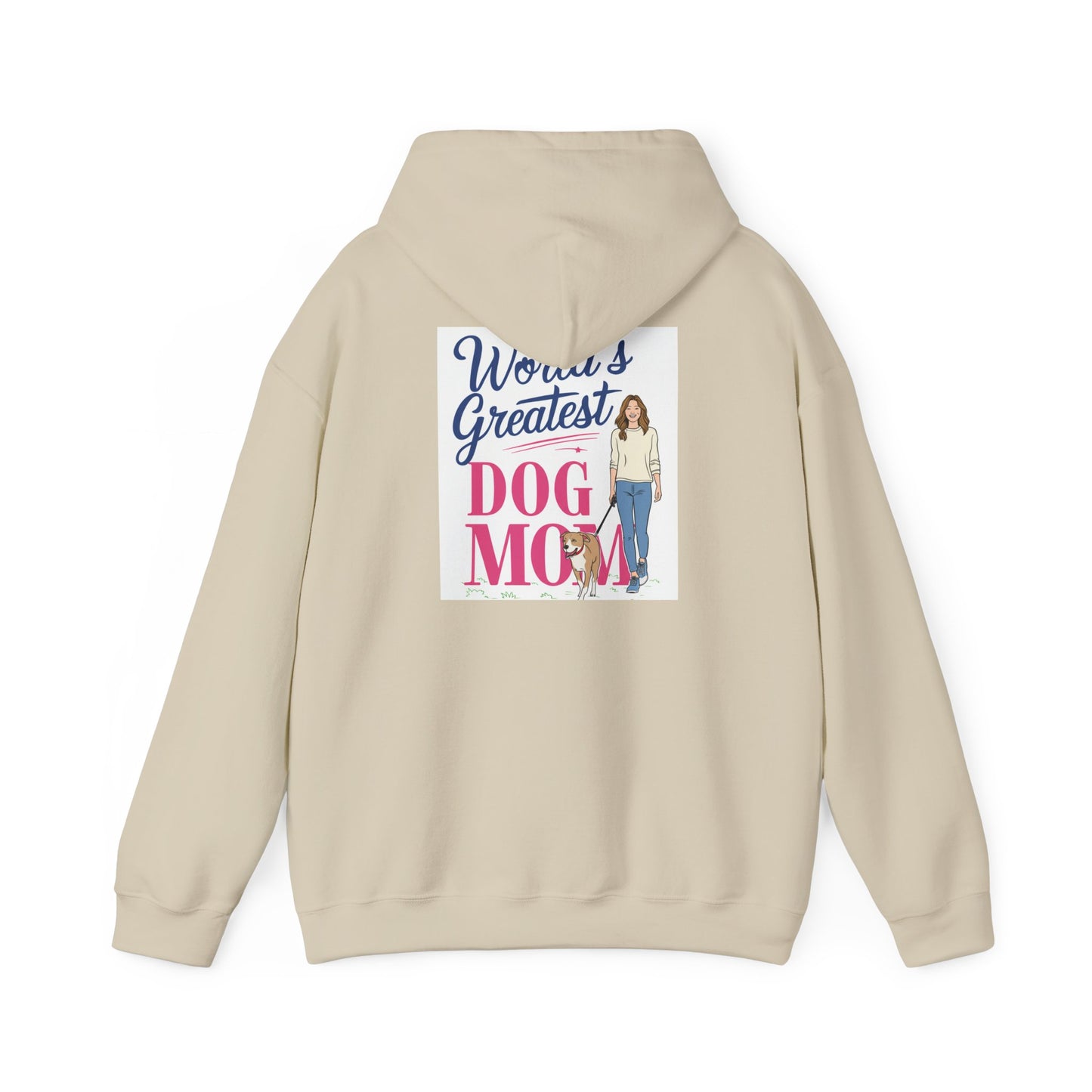World's Greatest Dog Mom Hoodie | Cozy Gift for Pet Lovers | Ideal for Birthdays, Dog Events, and Everyday Wear