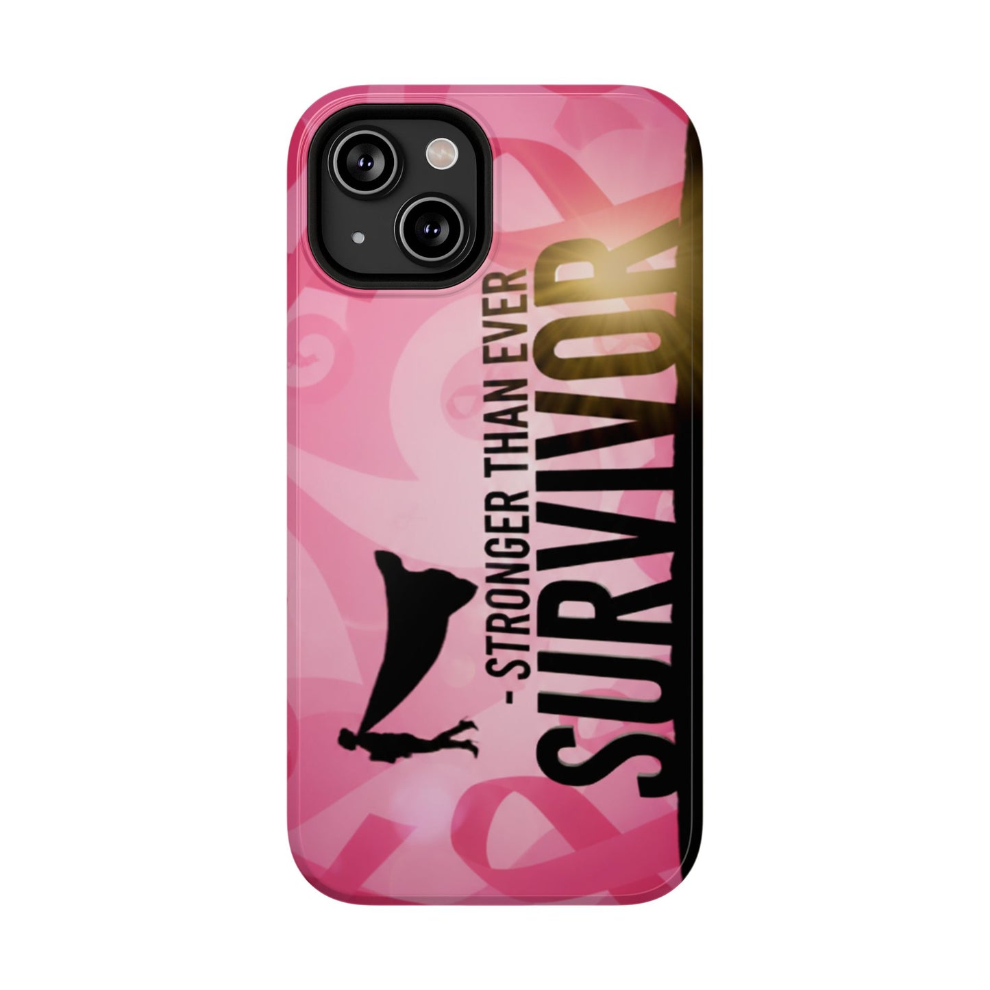 Survivor Impact-Resistant Phone Cases - Empowering, Stronger Than Ever, Gift for Fighters, Resilience Decor, Phone Protection