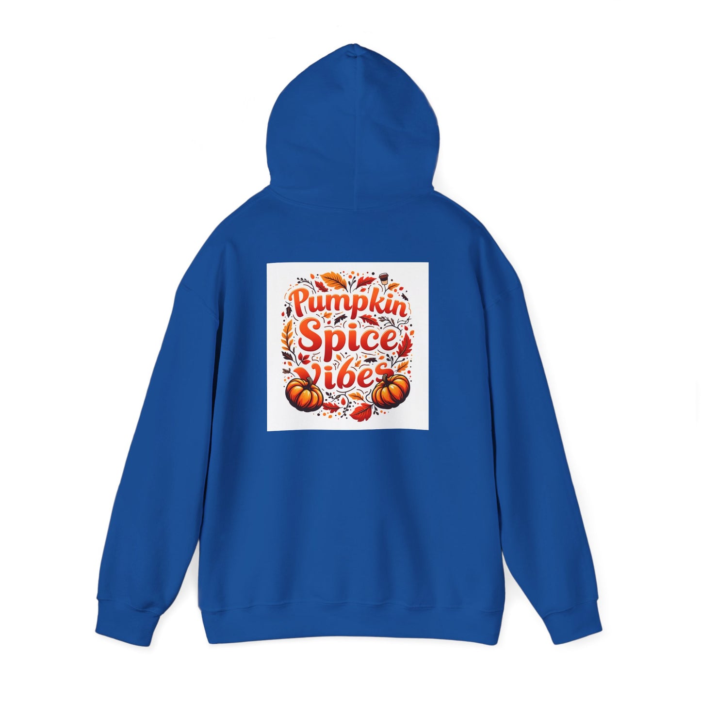Pumpkin Spice Vibes Hoodie, Fall Fashion, Cozy Sweatshirt for Autumn, Graphic Hooded Sweatshirt, Halloween Gift, Pumpkin Lovers