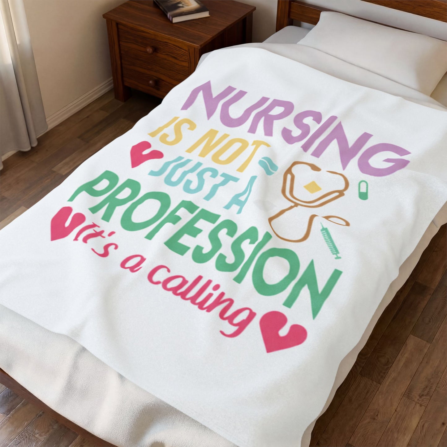 Nursing Calling Plush Blanket