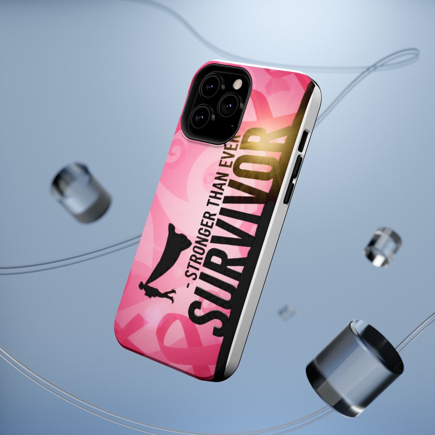 Survivor Impact-Resistant Phone Cases - Empowering, Stronger Than Ever, Gift for Fighters, Resilience Decor, Phone Protection