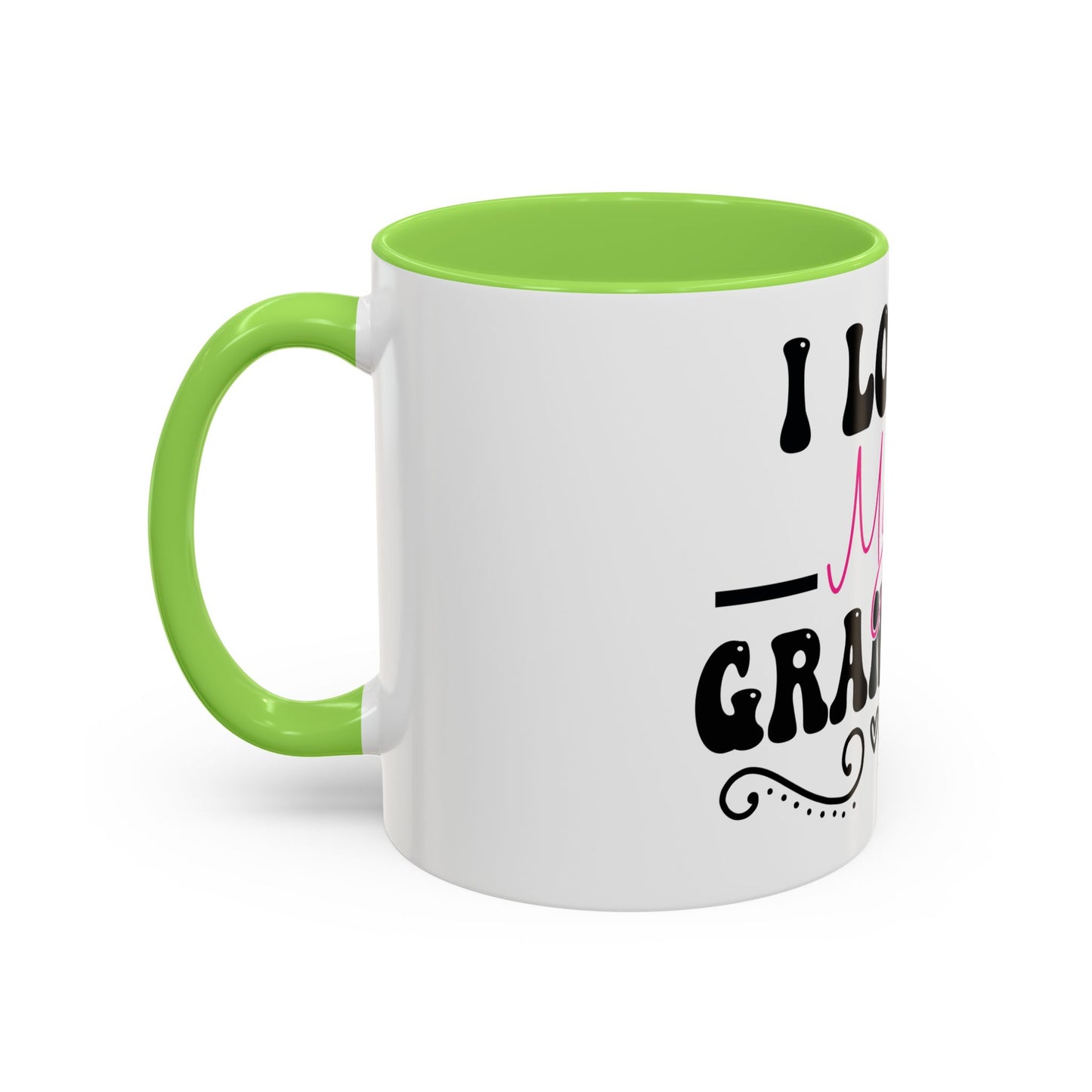 Colorful Grandpa Mug, Ceramic Coffee Cup, Gift for Grandpa, Father's Day Present, Personalized Mug, Family Gatherings